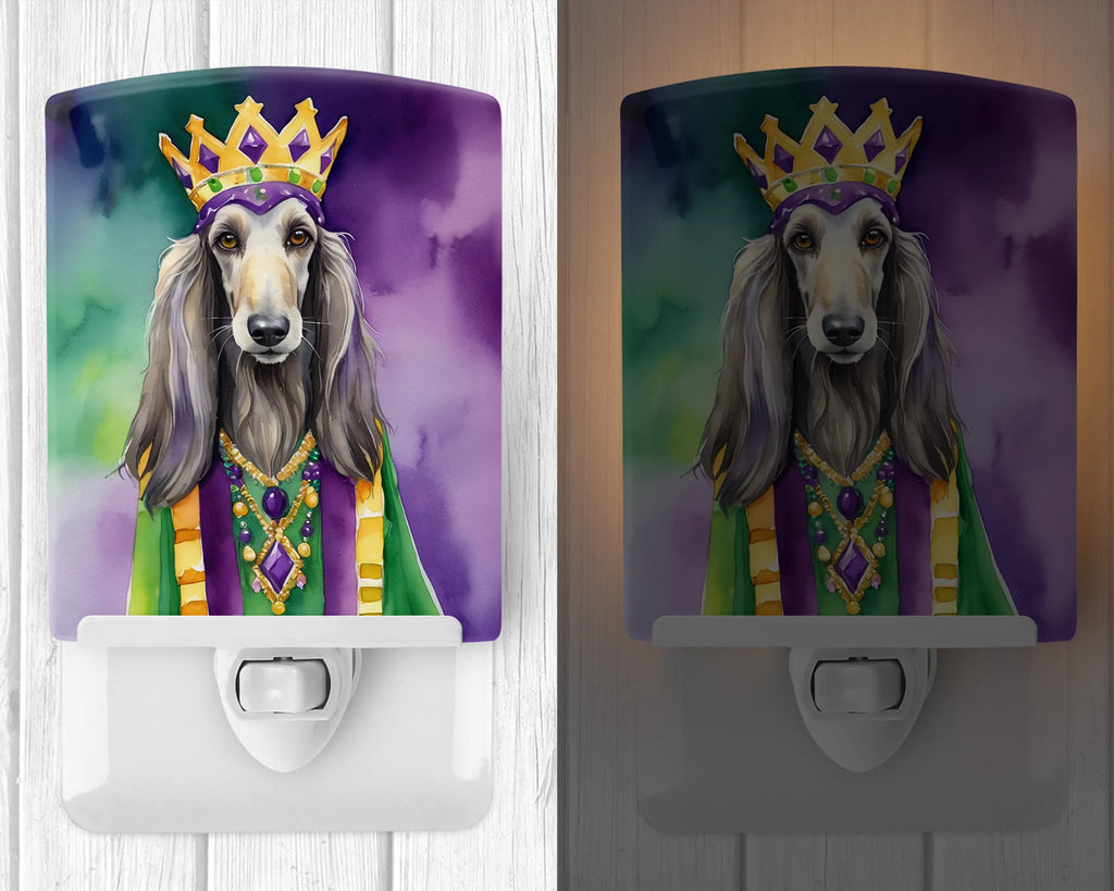 King of Mardi Gras Ceramic Night Light - Pack Of: 1 | Collection name: King of mardi gras