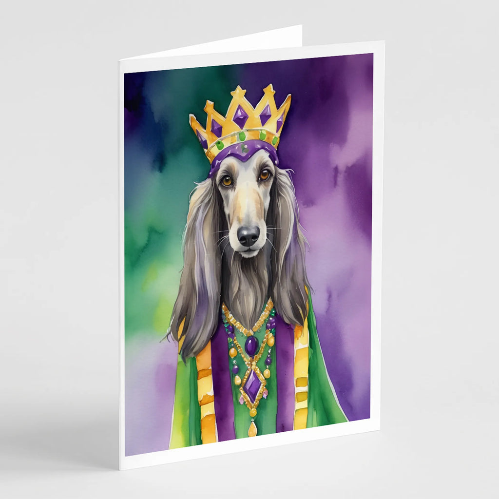 King of Mardi Gras Greeting Cards  - Size: 5X7 | Pack Of: 1 | Collection name: King of mardi gras
