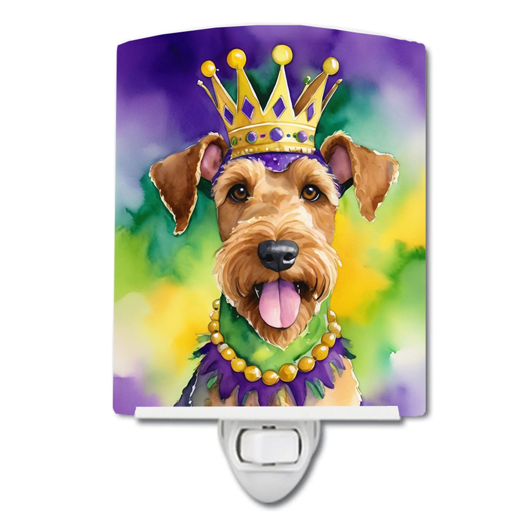King of Mardi Gras Ceramic Night Light - Pack Of: 1 | Collection name: King of mardi gras