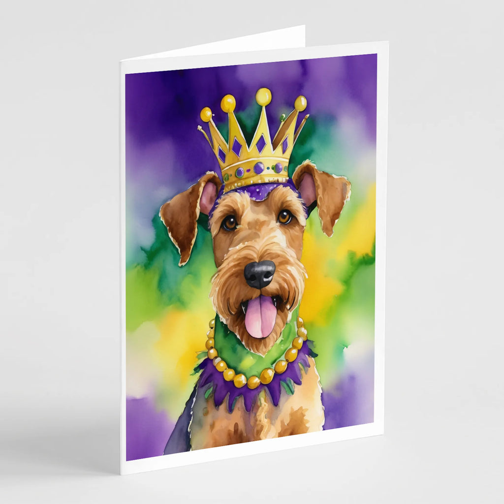 King of Mardi Gras Greeting Cards  - Size: 5X7 | Pack Of: 1 | Collection name: King of mardi gras
