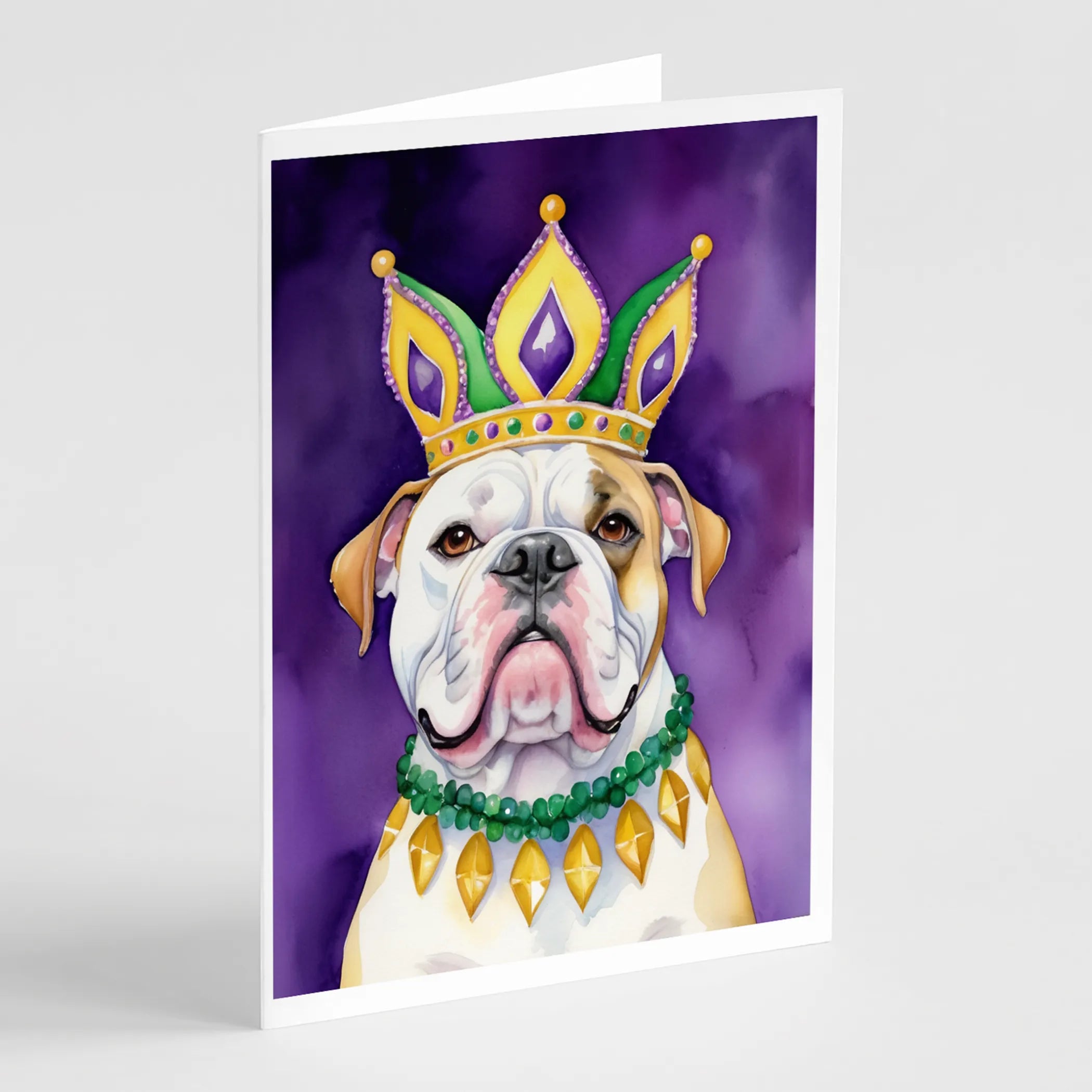 King of Mardi Gras Greeting Cards  - Size: 5X7 | Pack Of: 1 | Collection name: King of mardi gras