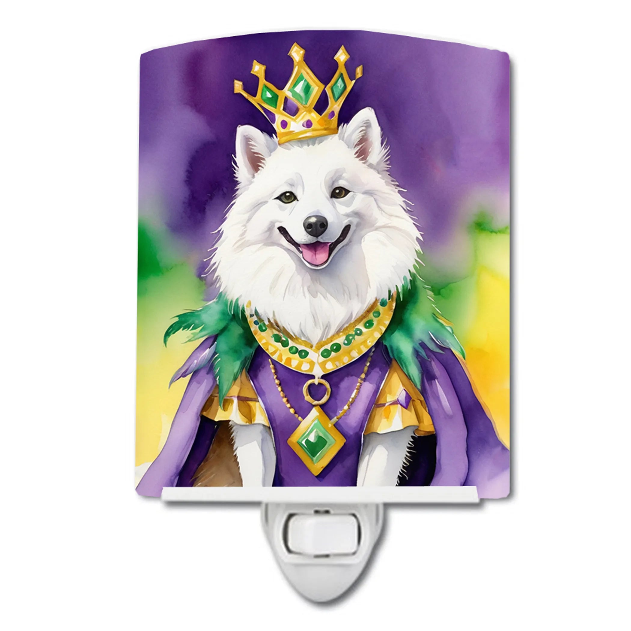 King of Mardi Gras Ceramic Night Light - Pack Of: 1 | Collection name: King of mardi gras