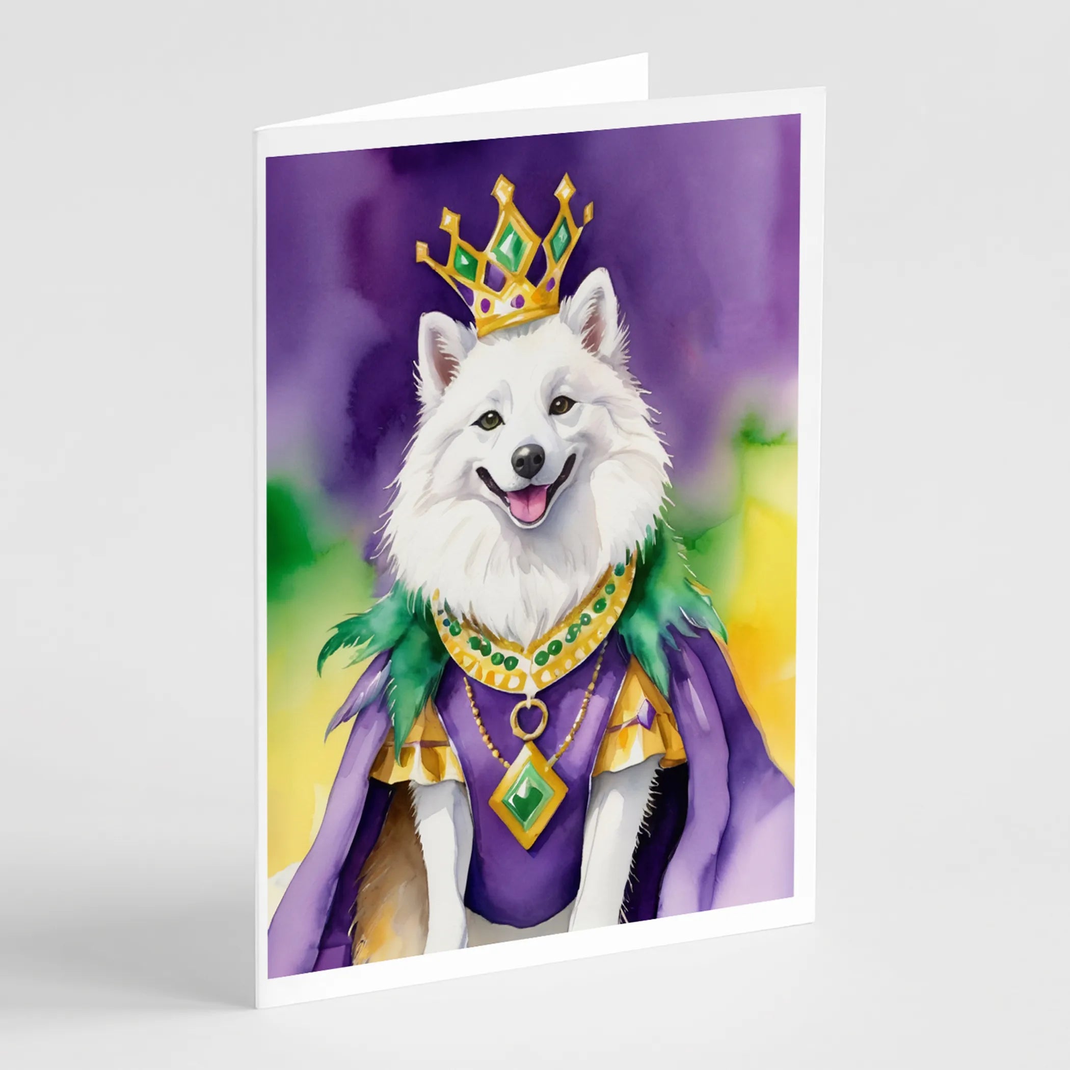 King of Mardi Gras Greeting Cards  - Size: 5X7 | Pack Of: 1 | Collection name: King of mardi gras