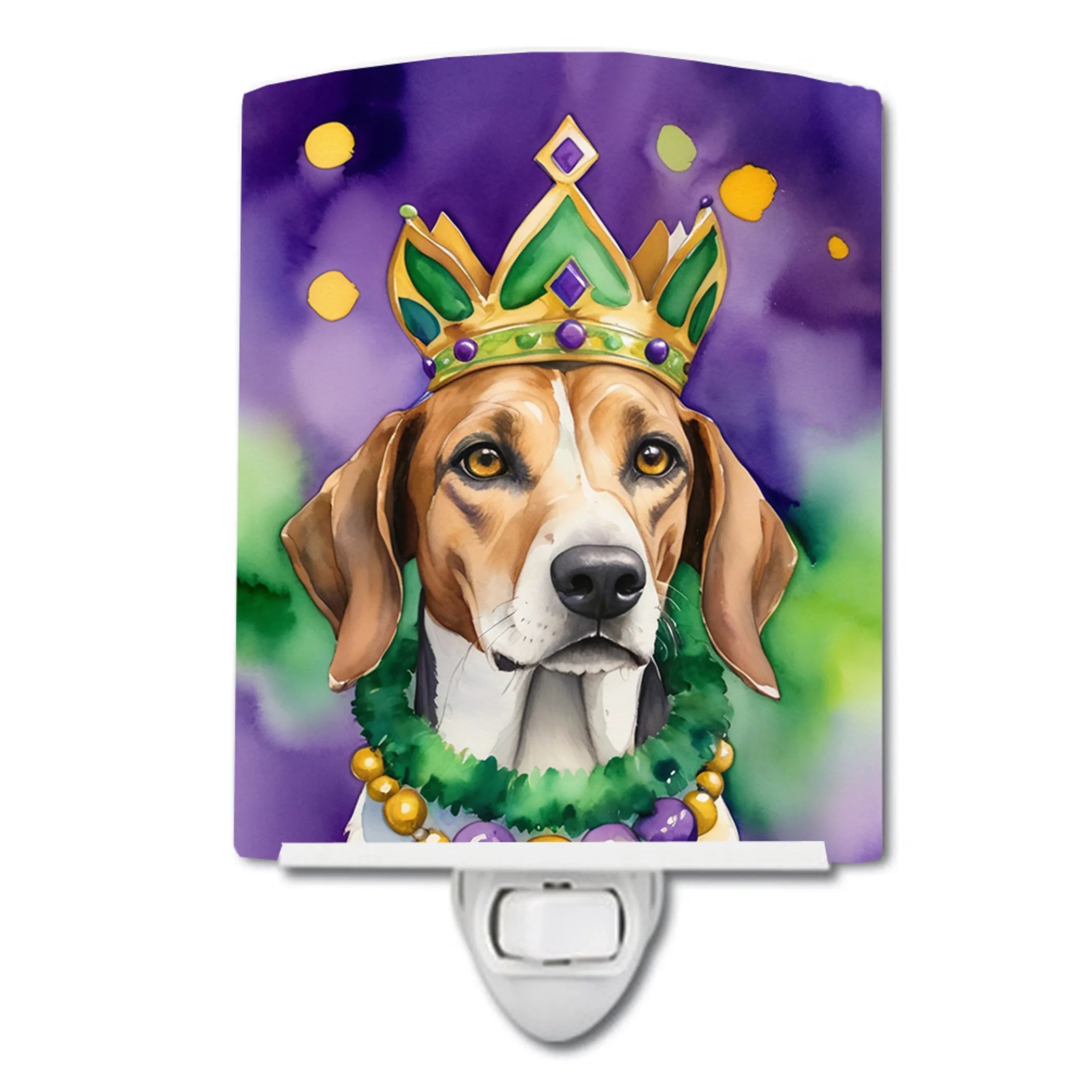 King of Mardi Gras Ceramic Night Light - Pack Of: 1 | Collection name: King of mardi gras