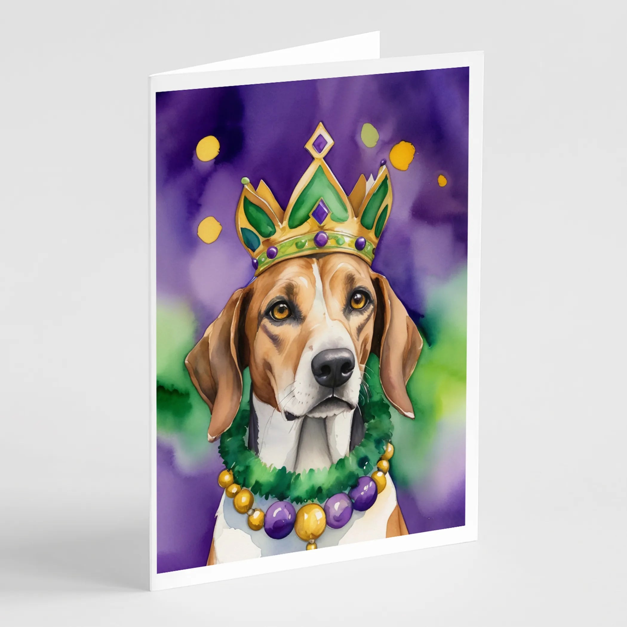 King of Mardi Gras Greeting Cards  - Size: 5X7 | Pack Of: 1 | Collection name: King of mardi gras