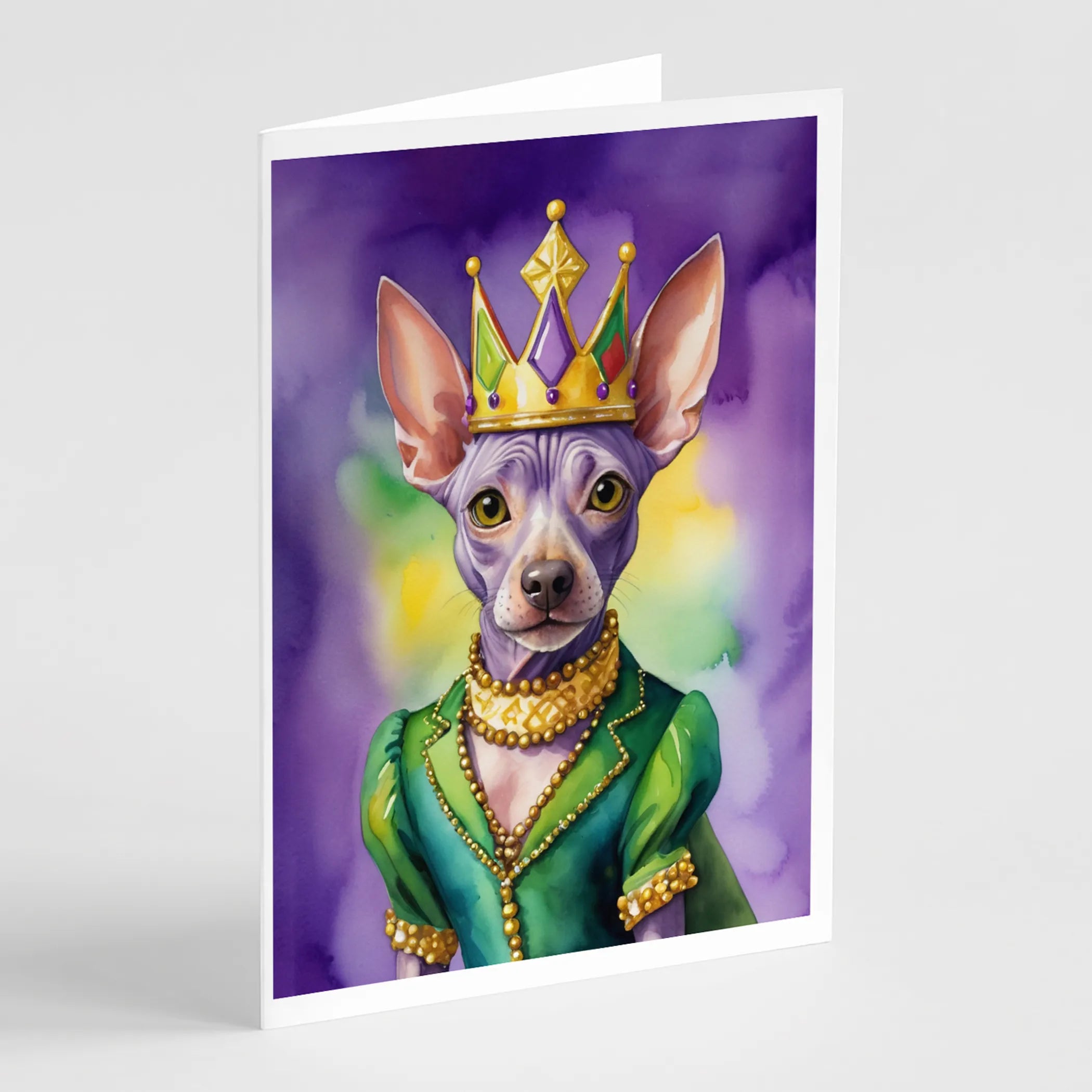 King of Mardi Gras Greeting Cards  - Size: 5X7 | Pack Of: 1 | Collection name: King of mardi gras