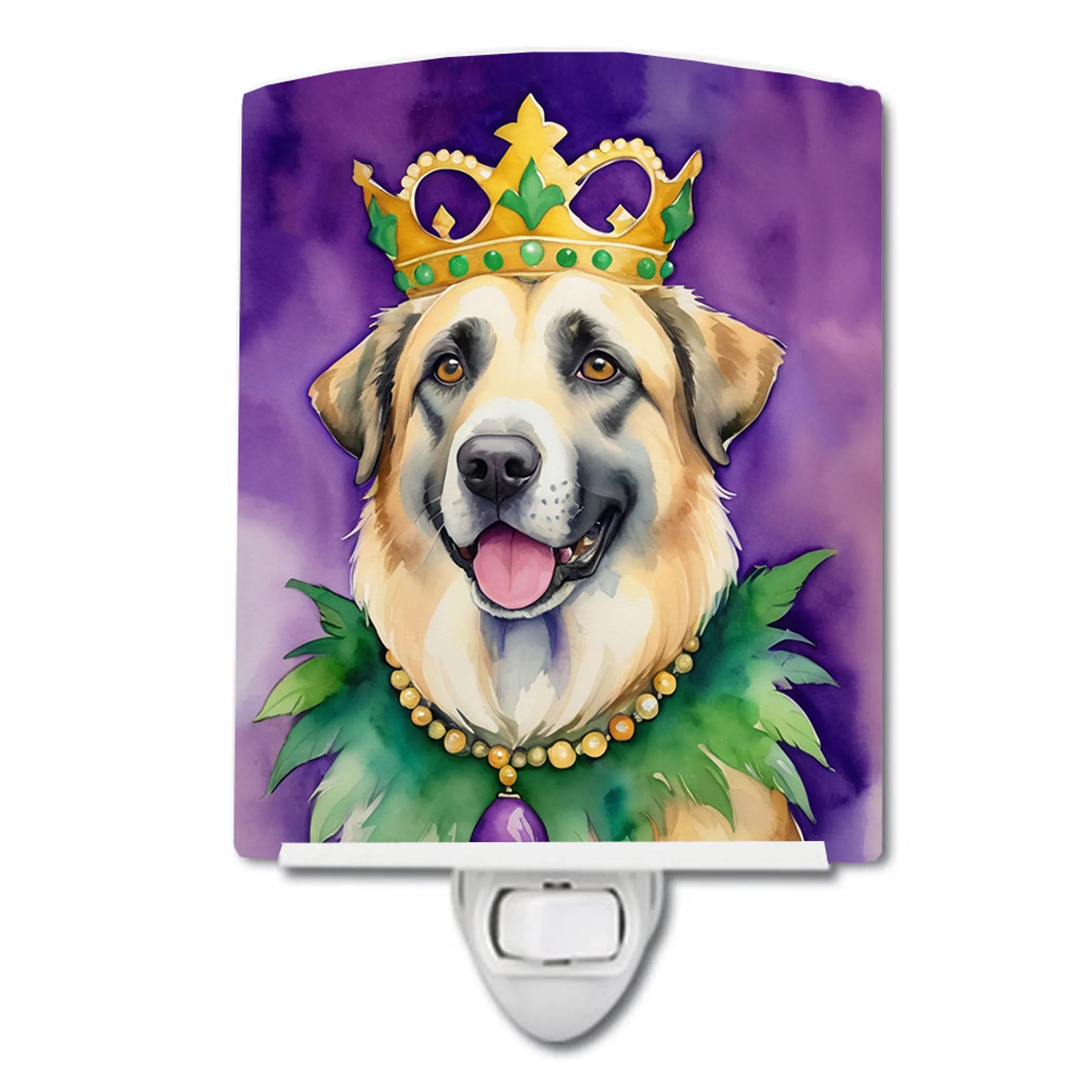 King of Mardi Gras Ceramic Night Light - Pack Of: 1 | Collection name: King of mardi gras