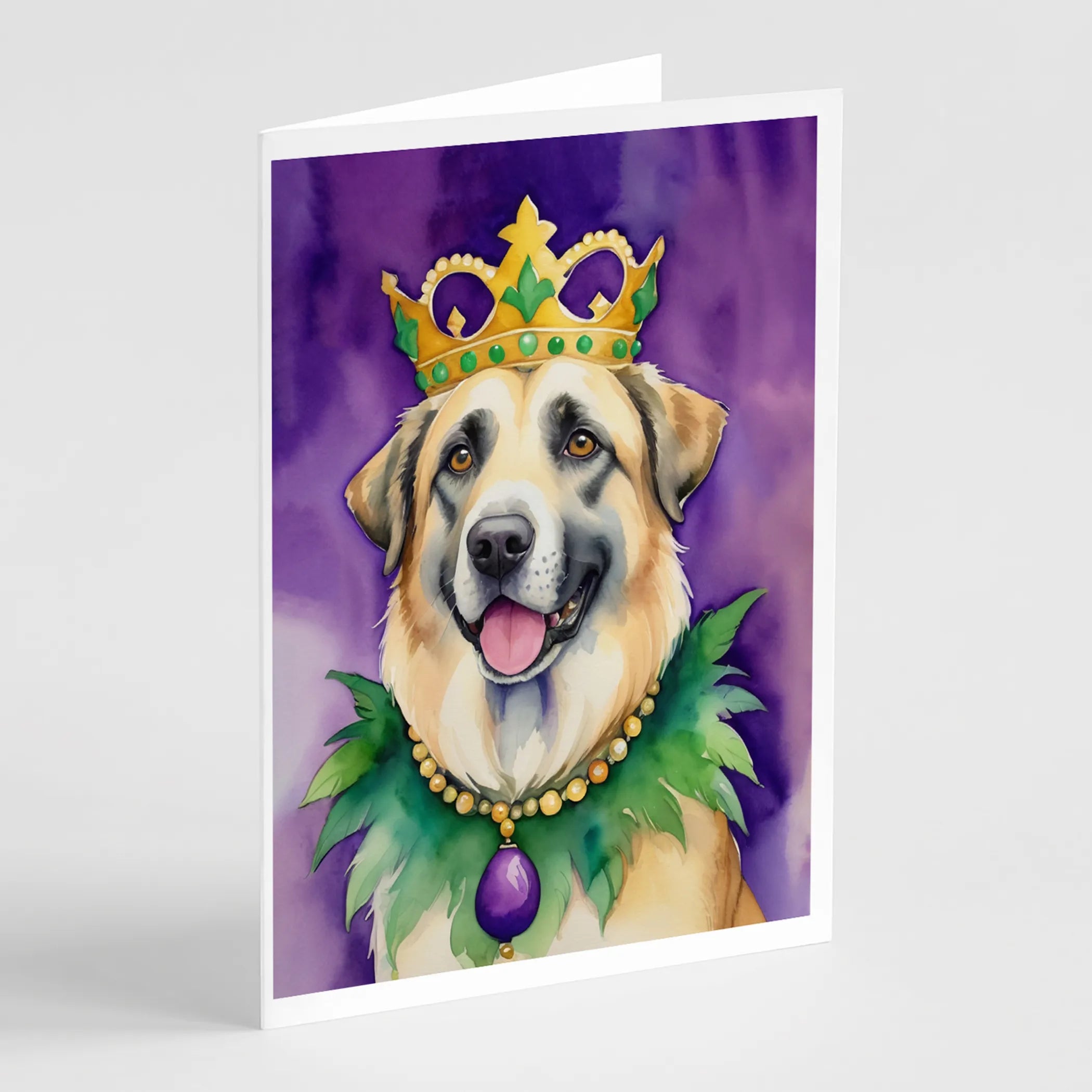 King of Mardi Gras Greeting Cards  - Size: 5X7 | Pack Of: 1 | Collection name: King of mardi gras
