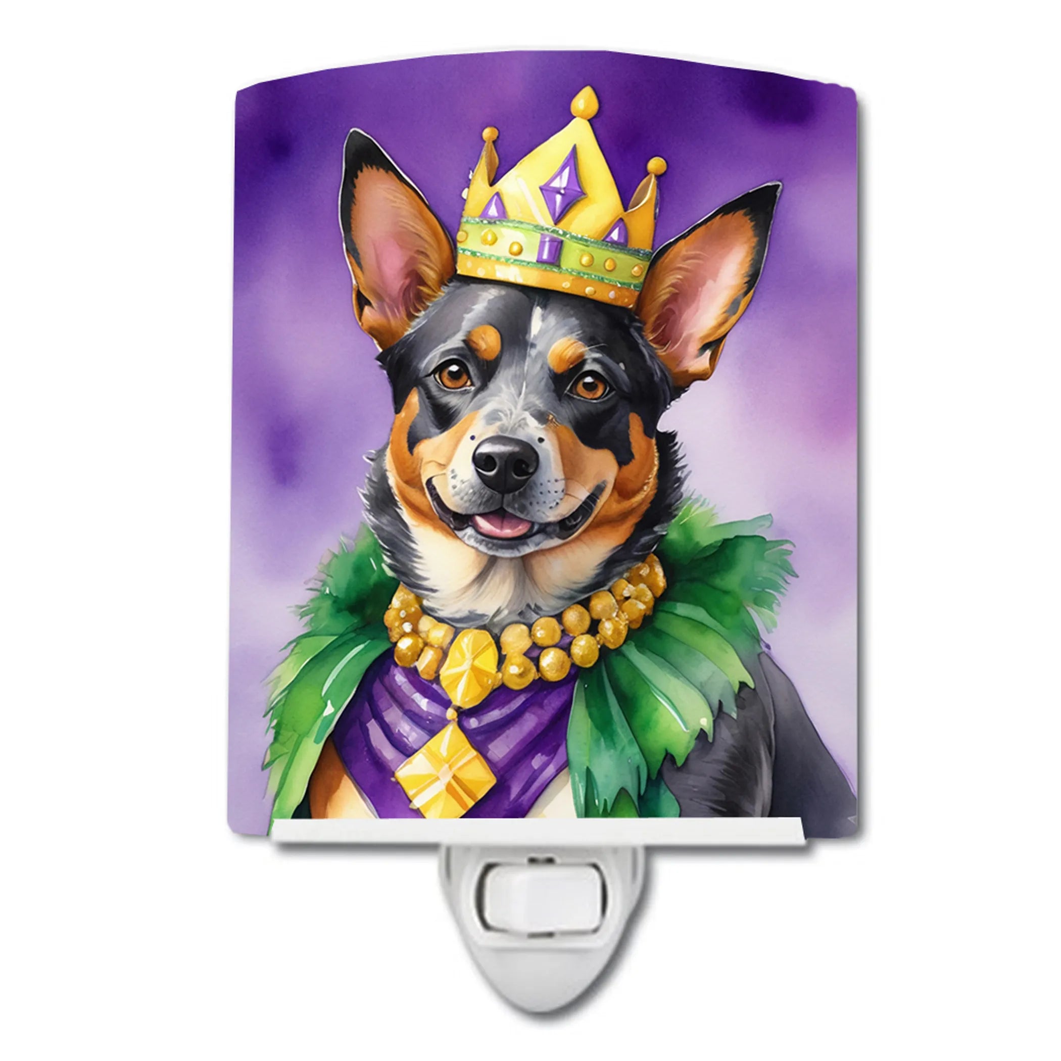 King of Mardi Gras Ceramic Night Light - Pack Of: 1 | Collection name: King of mardi gras