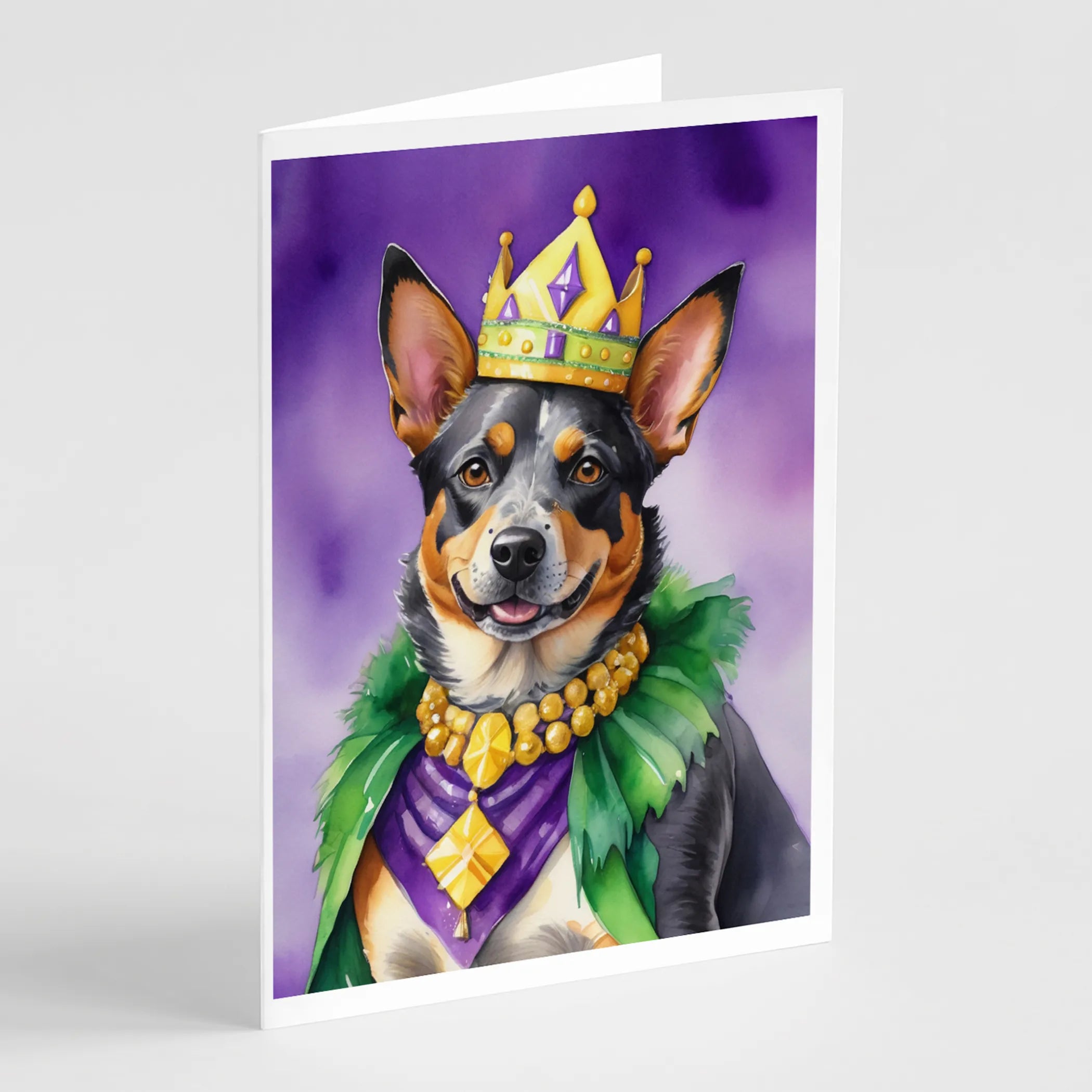 King of Mardi Gras Greeting Cards  - Size: 5X7 | Pack Of: 1 | Collection name: King of mardi gras
