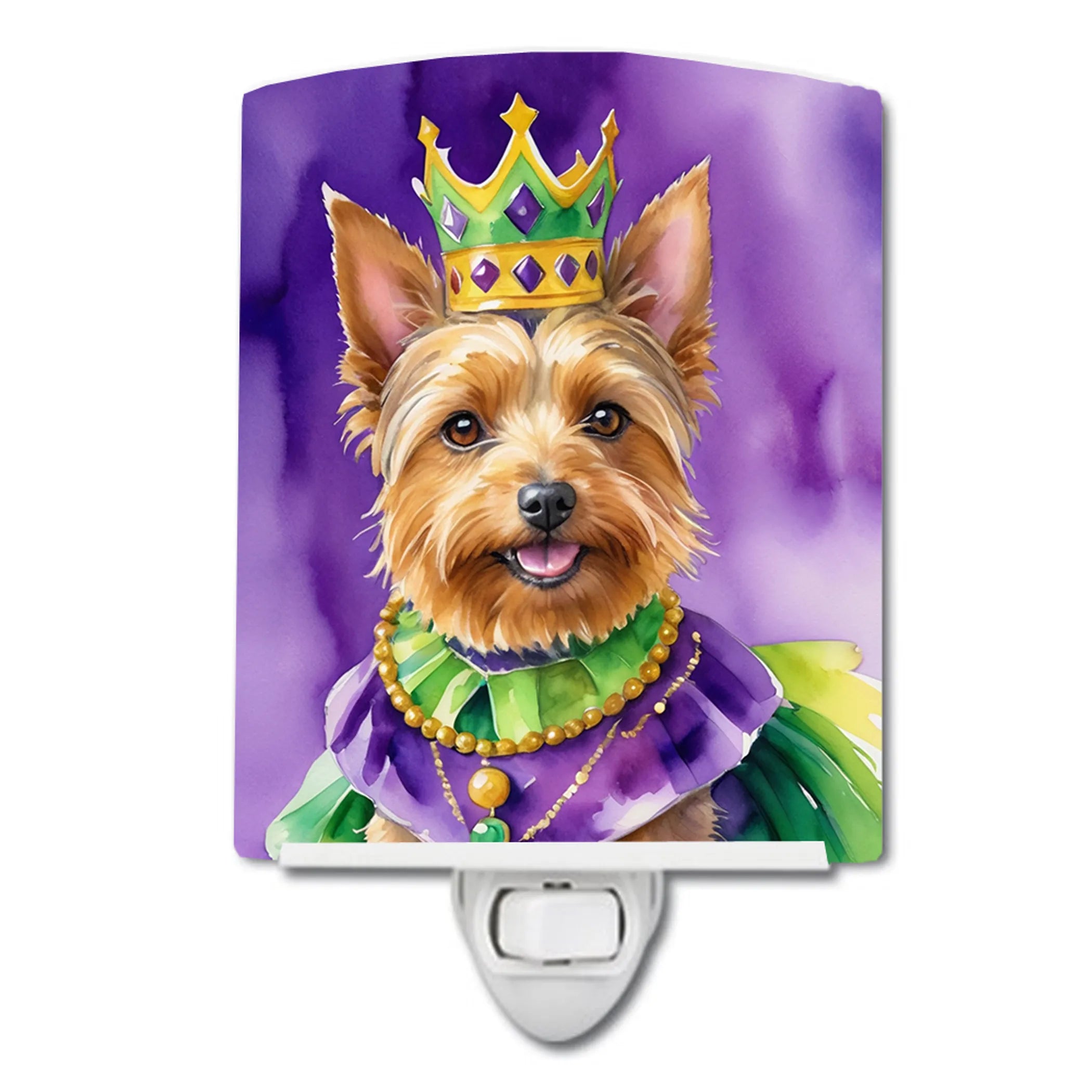 King of Mardi Gras Ceramic Night Light - Pack Of: 1 | Collection name: King of mardi gras
