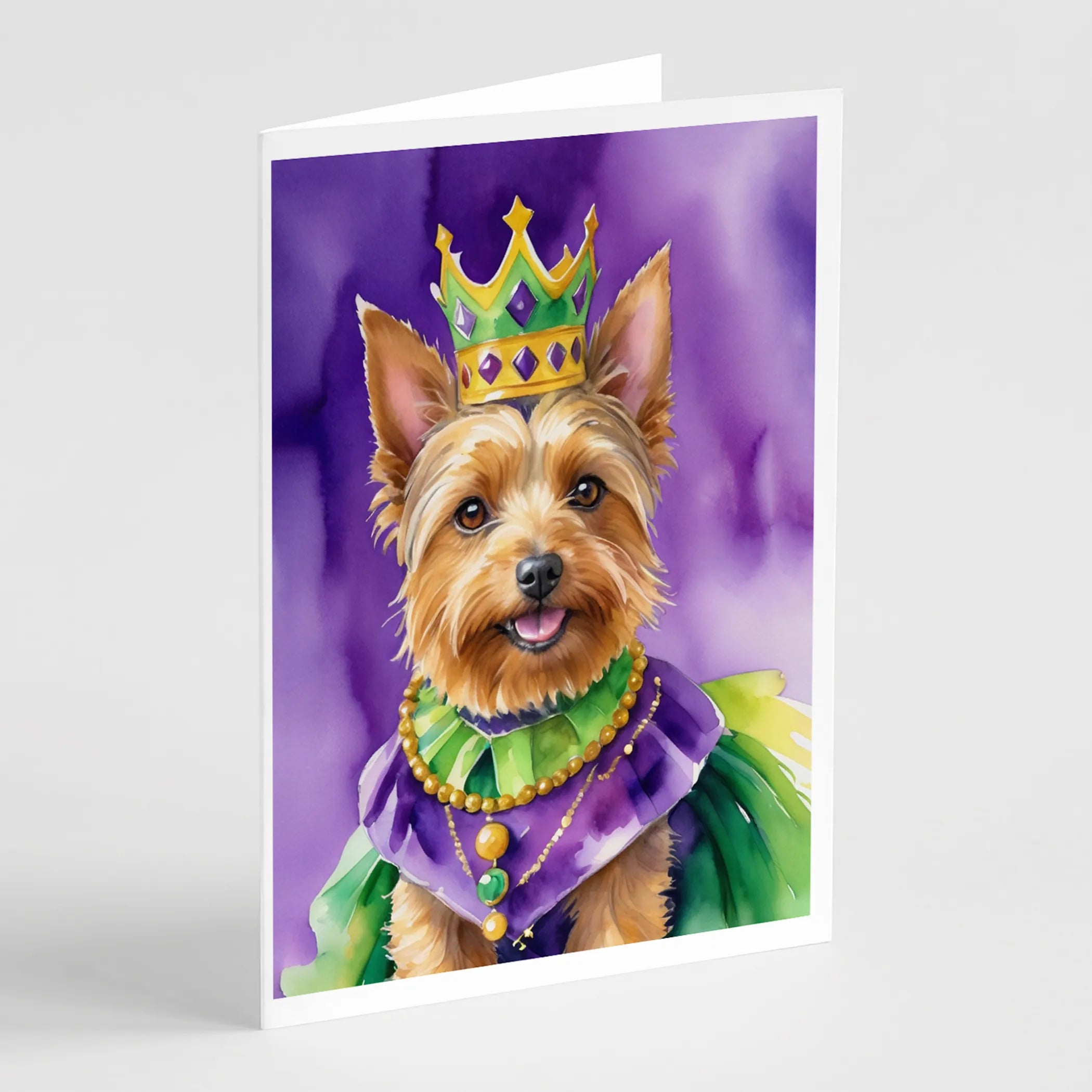 King of Mardi Gras Greeting Cards  - Size: 5X7 | Pack Of: 1 | Collection name: King of mardi gras