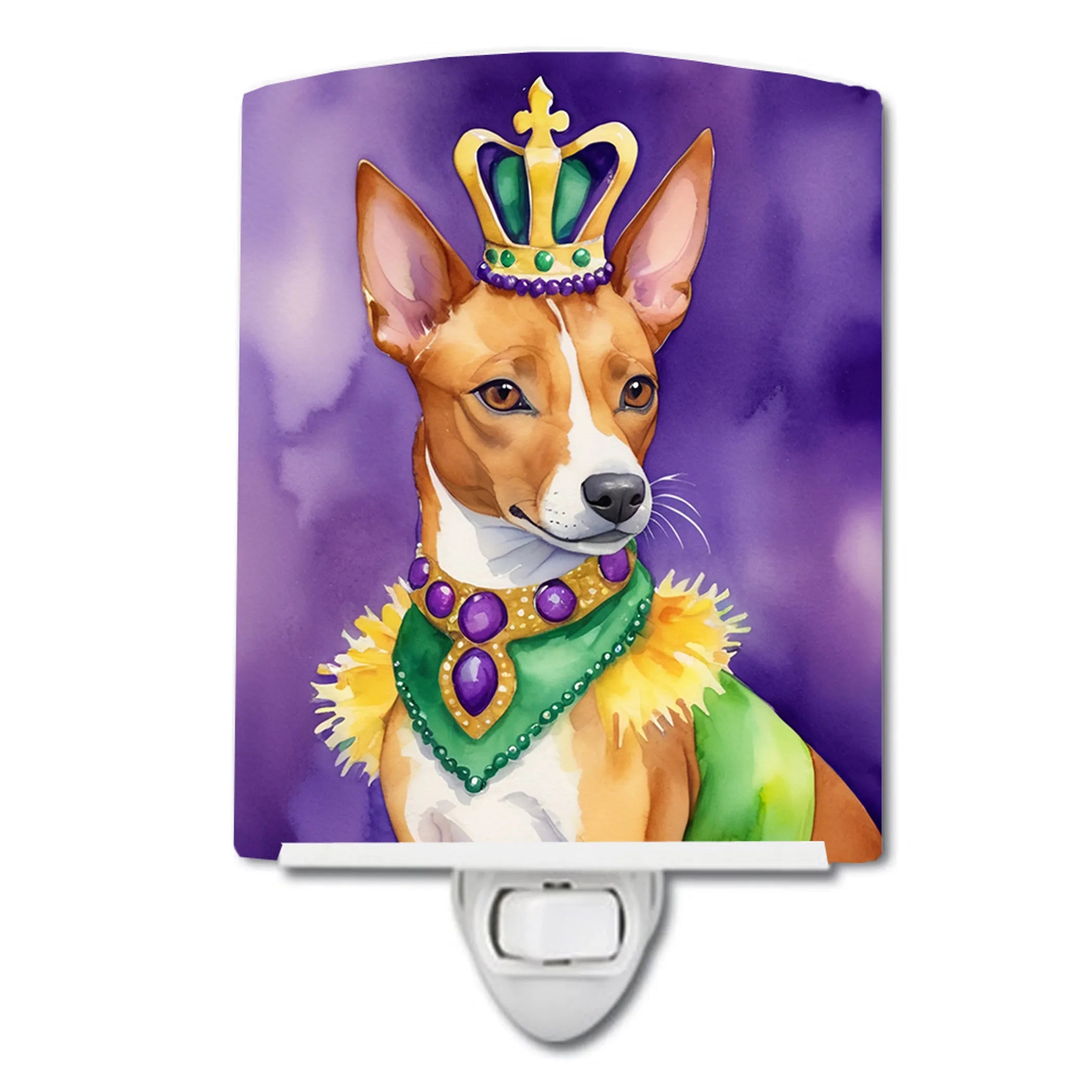 King of Mardi Gras Ceramic Night Light - Pack Of: 1 | Collection name: King of mardi gras