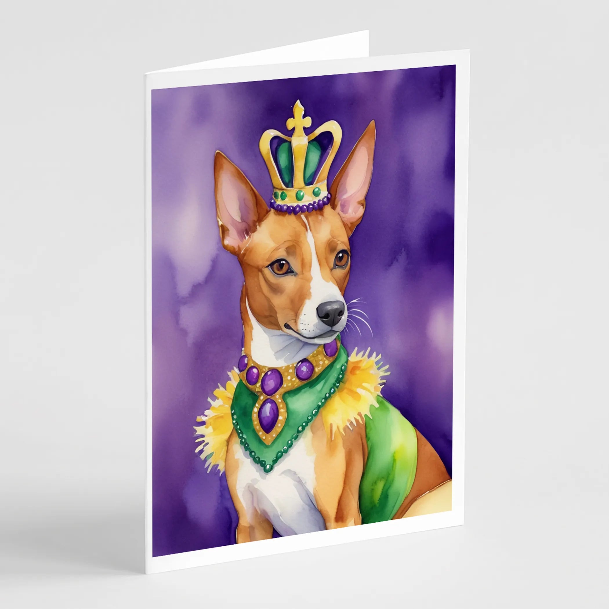 King of Mardi Gras Greeting Cards  - Size: 5X7 | Pack Of: 1 | Collection name: King of mardi gras