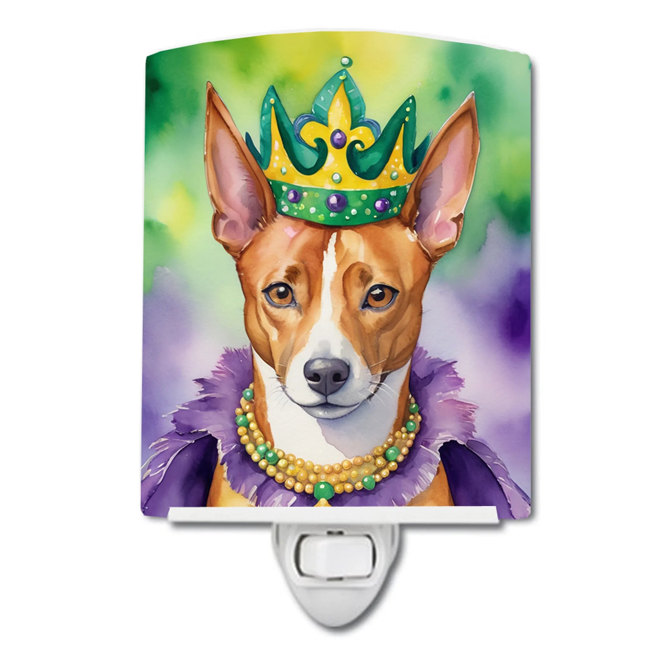 King of Mardi Gras Ceramic Night Light - Pack Of: 1 | Collection name: King of mardi gras