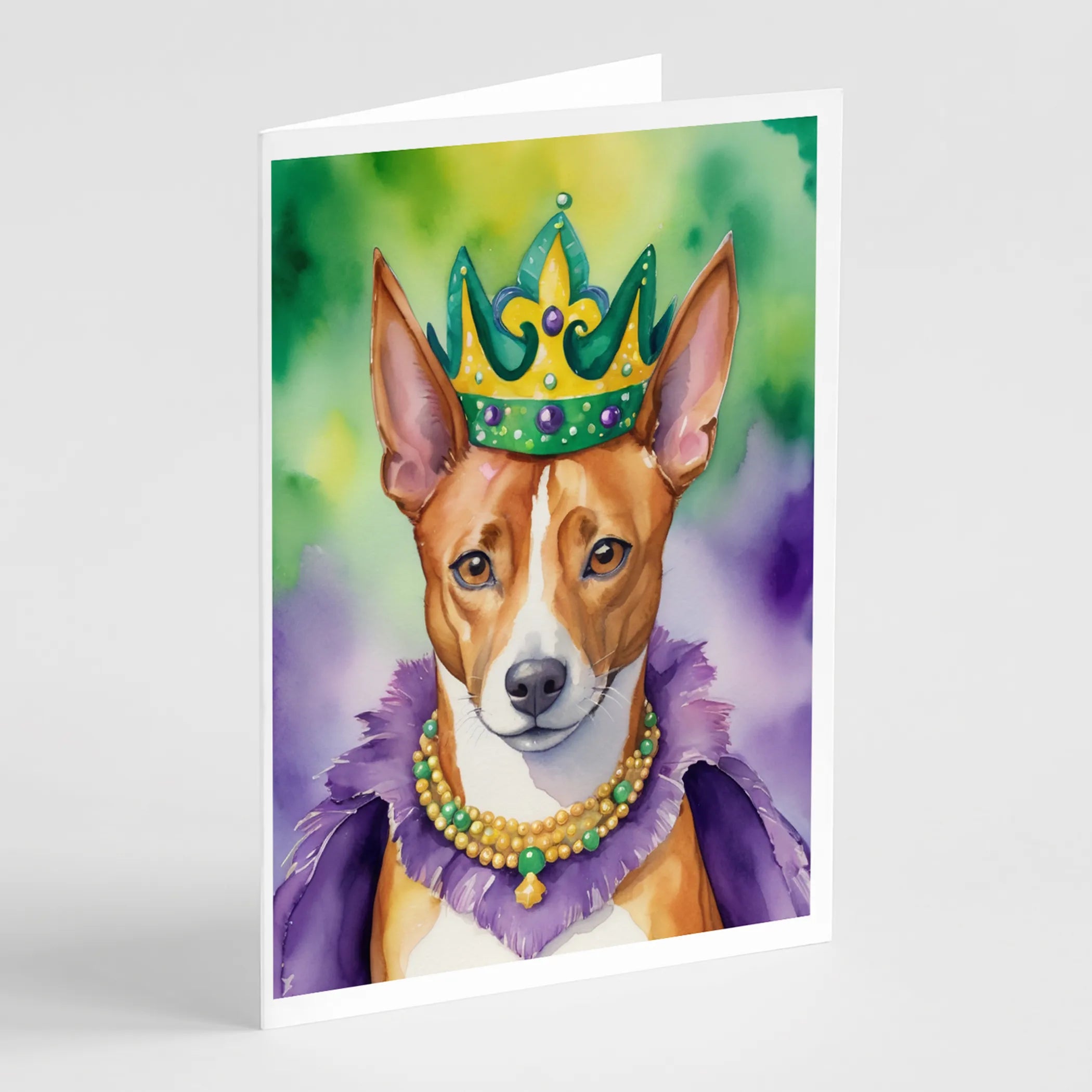 King of Mardi Gras Greeting Cards  - Size: 5X7 | Pack Of: 1 | Collection name: King of mardi gras