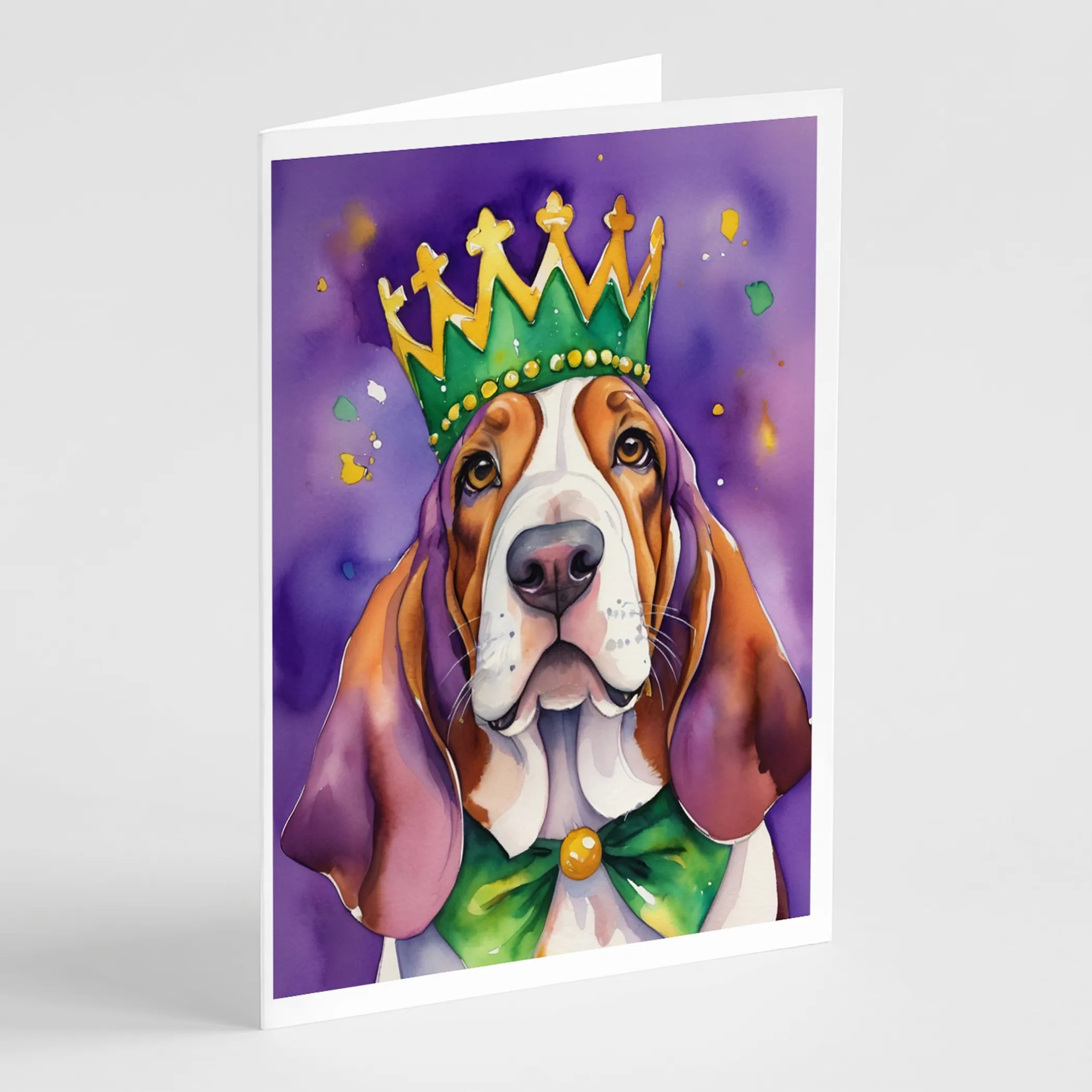 King of Mardi Gras Greeting Cards  - Size: 5X7 | Pack Of: 1 | Collection name: King of mardi gras