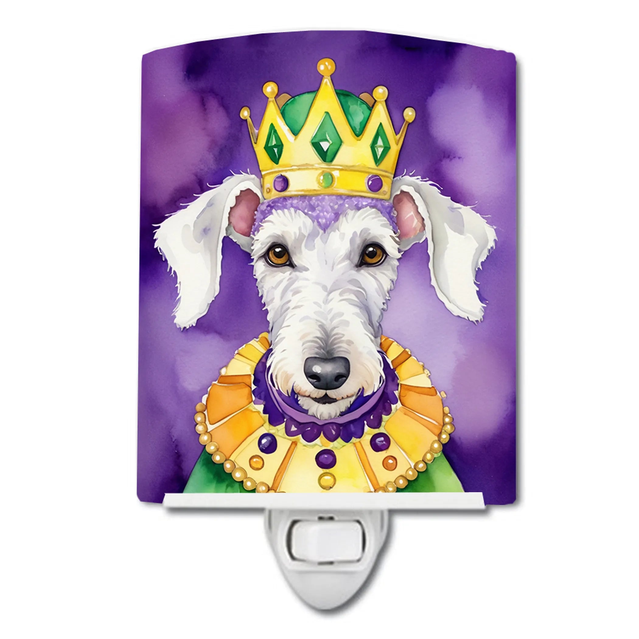 King of Mardi Gras Ceramic Night Light - Pack Of: 1 | Collection name: King of mardi gras