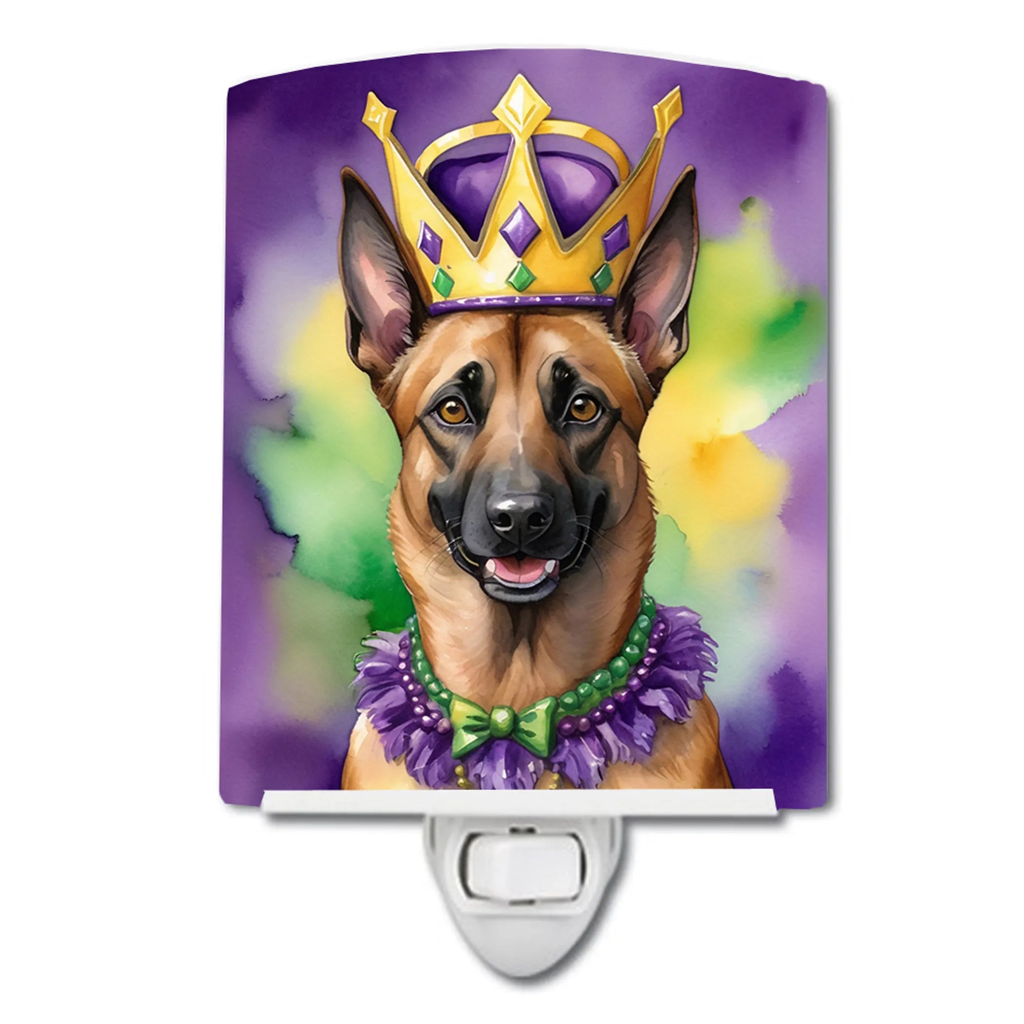 King of Mardi Gras Ceramic Night Light - Pack Of: 1 | Collection name: King of mardi gras