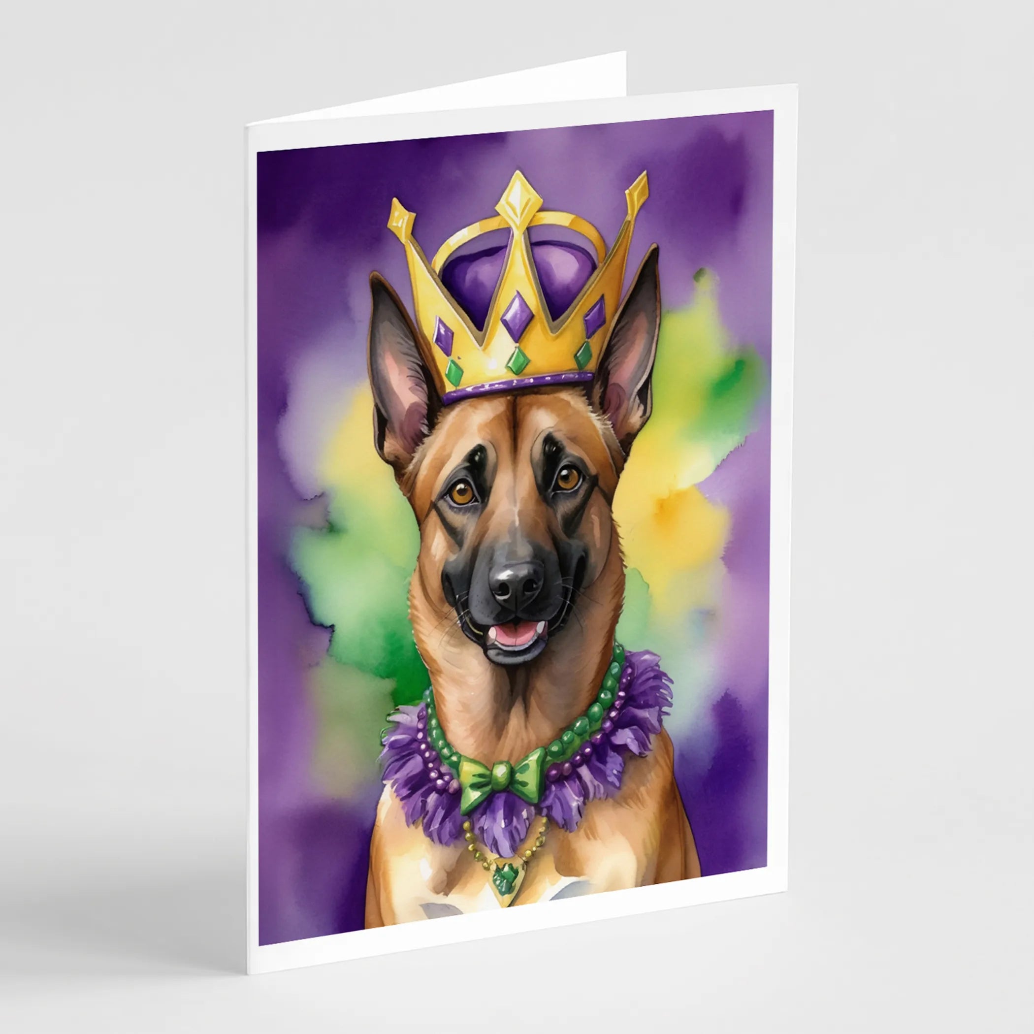 King of Mardi Gras Greeting Cards  - Size: 5X7 | Pack Of: 1 | Collection name: King of mardi gras
