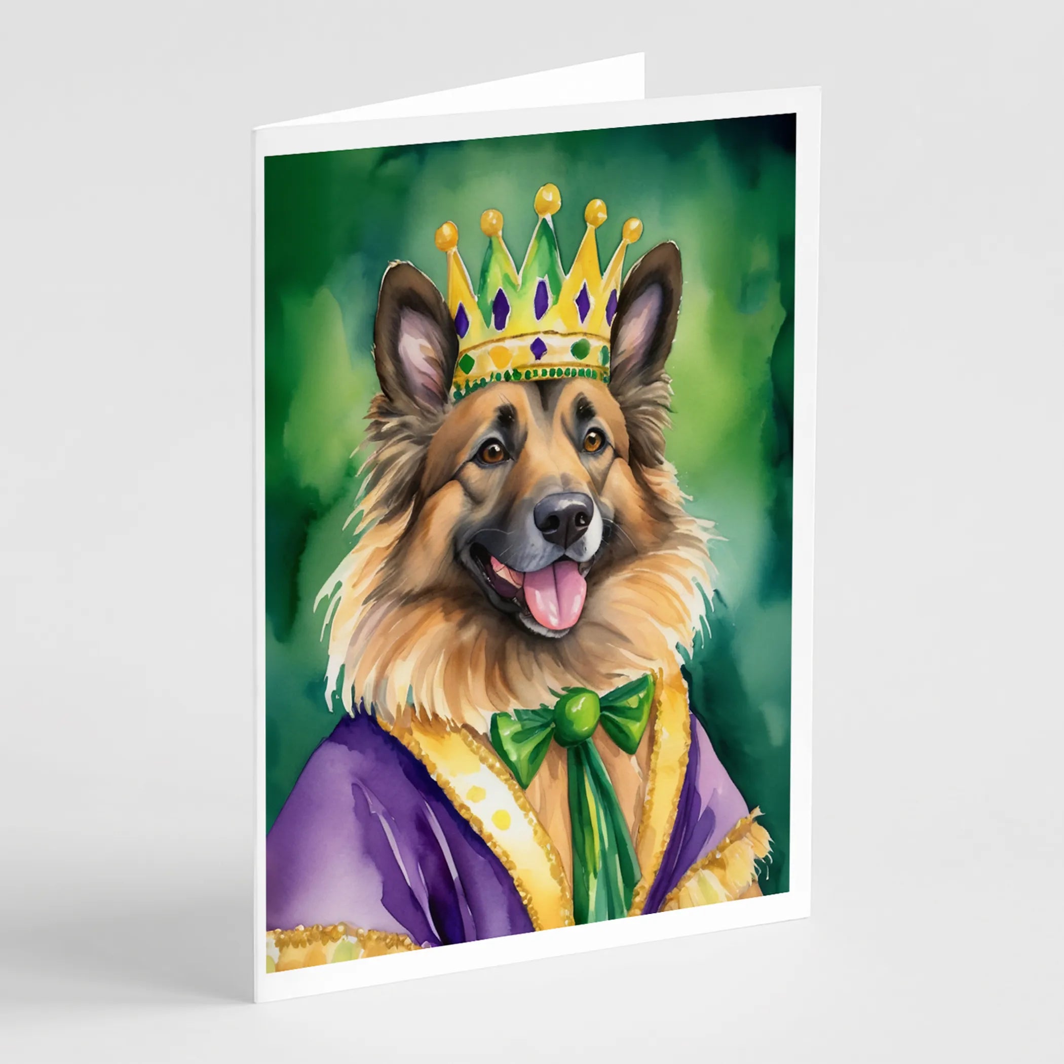 King of Mardi Gras Greeting Cards  - Size: 5X7 | Pack Of: 1 | Collection name: King of mardi gras