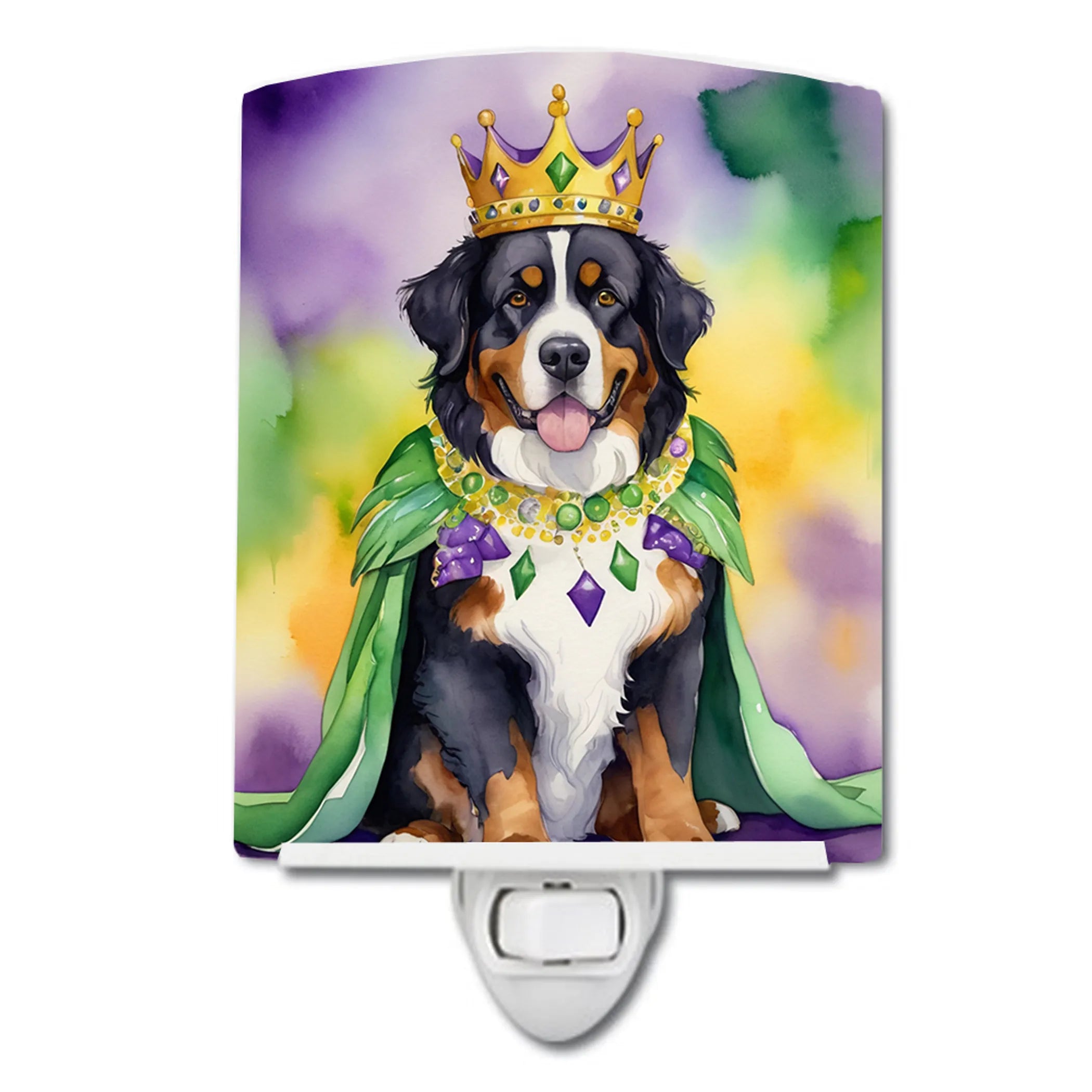 King of Mardi Gras Ceramic Night Light - Pack Of: 1 | Collection name: King of mardi gras
