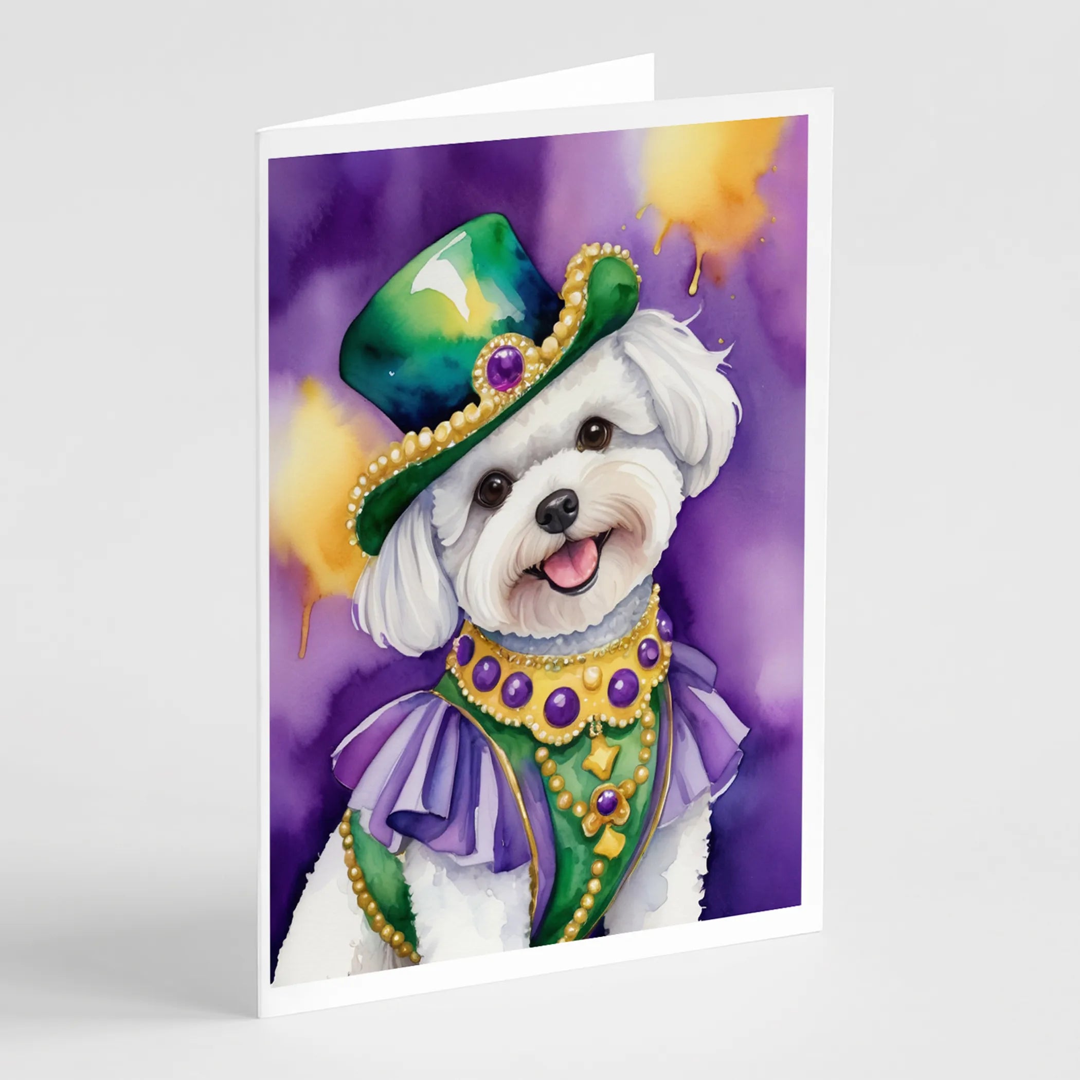 King of Mardi Gras Greeting Cards  - Size: 5X7 | Pack Of: 1 | Collection name: King of mardi gras