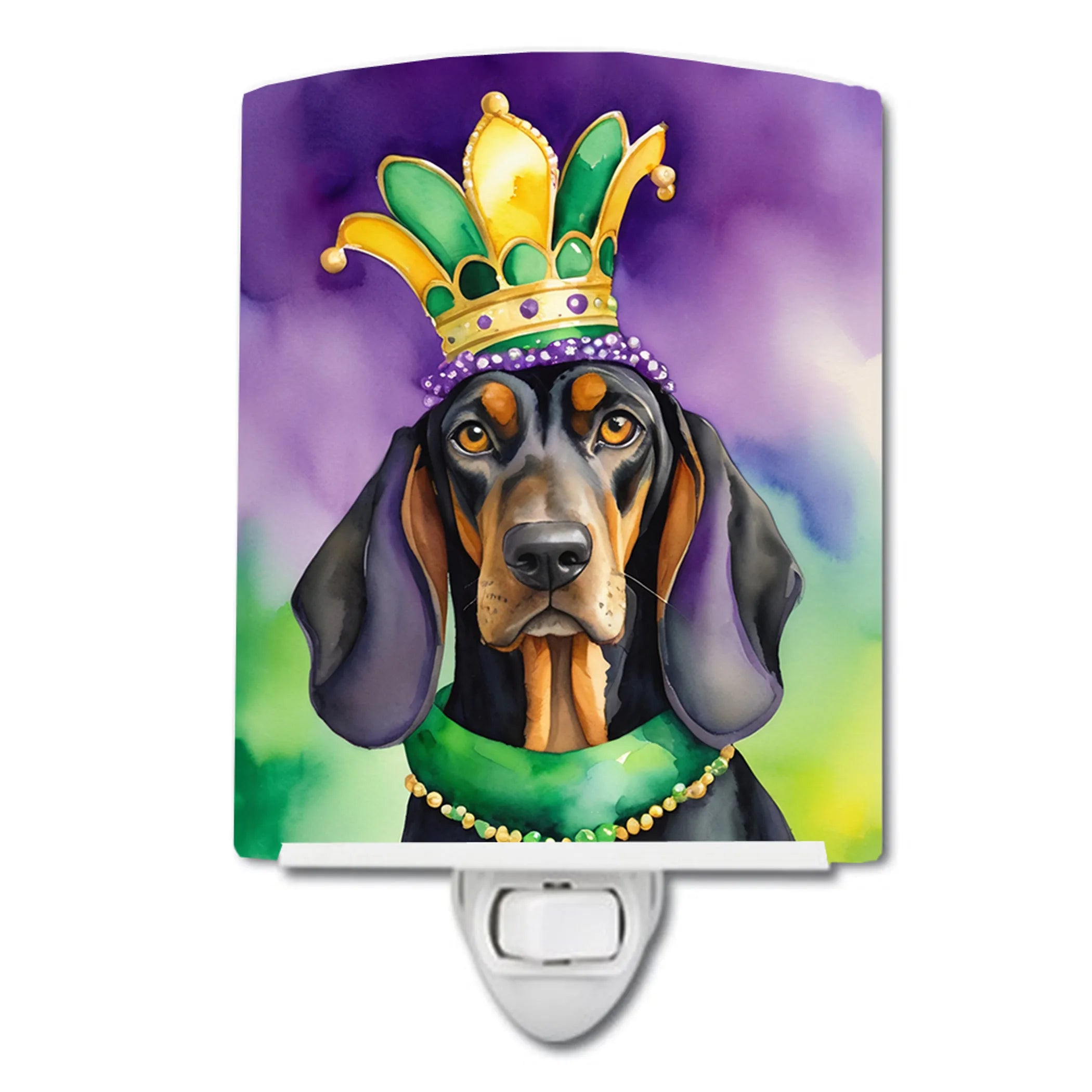 King of Mardi Gras Ceramic Night Light - Pack Of: 1 | Collection name: King of mardi gras