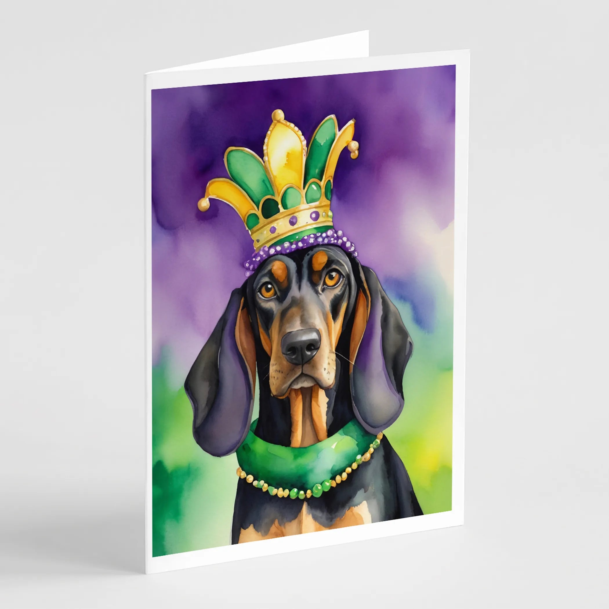 King of Mardi Gras Greeting Cards  - Size: 5X7 | Pack Of: 1 | Collection name: King of mardi gras