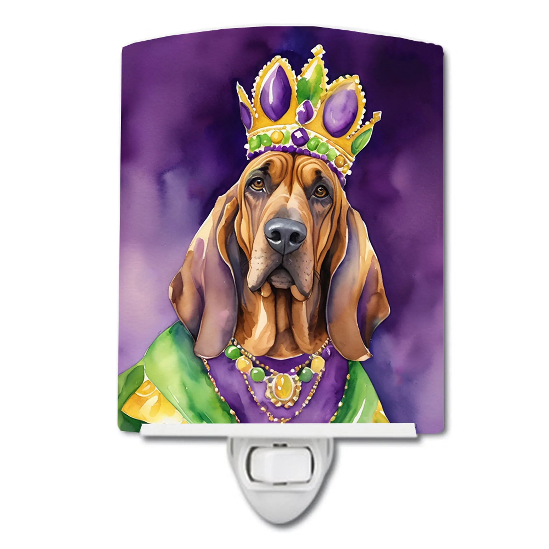 King of Mardi Gras Ceramic Night Light - Pack Of: 1 | Collection name: King of mardi gras