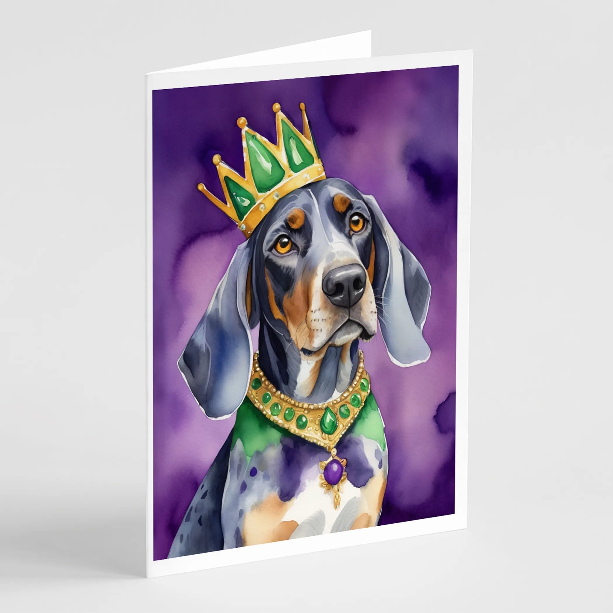 King of Mardi Gras Greeting Cards  - Size: 5X7 | Pack Of: 1 | Collection name: King of mardi gras