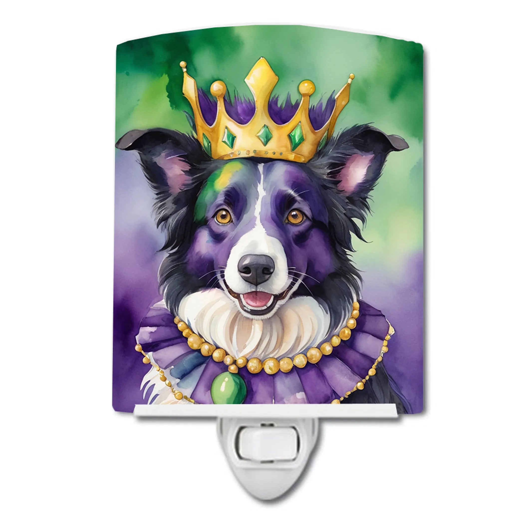 King of Mardi Gras Ceramic Night Light - Pack Of: 1 | Collection name: King of mardi gras