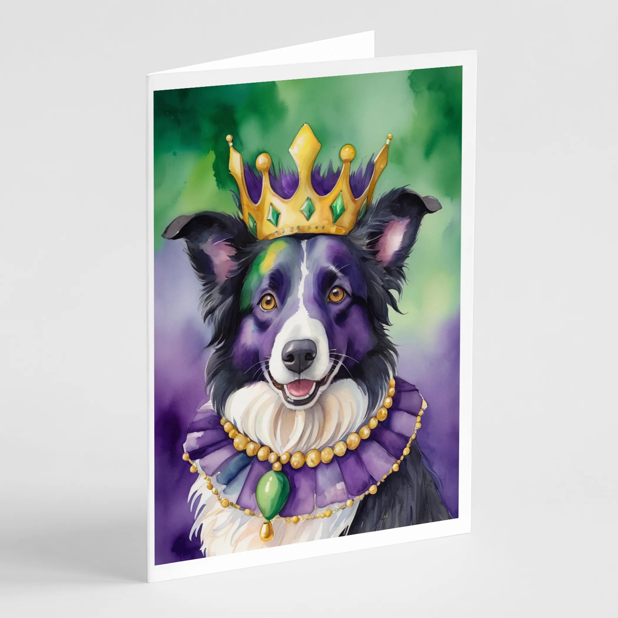 King of Mardi Gras Greeting Cards  - Size: 5X7 | Pack Of: 1 | Collection name: King of mardi gras