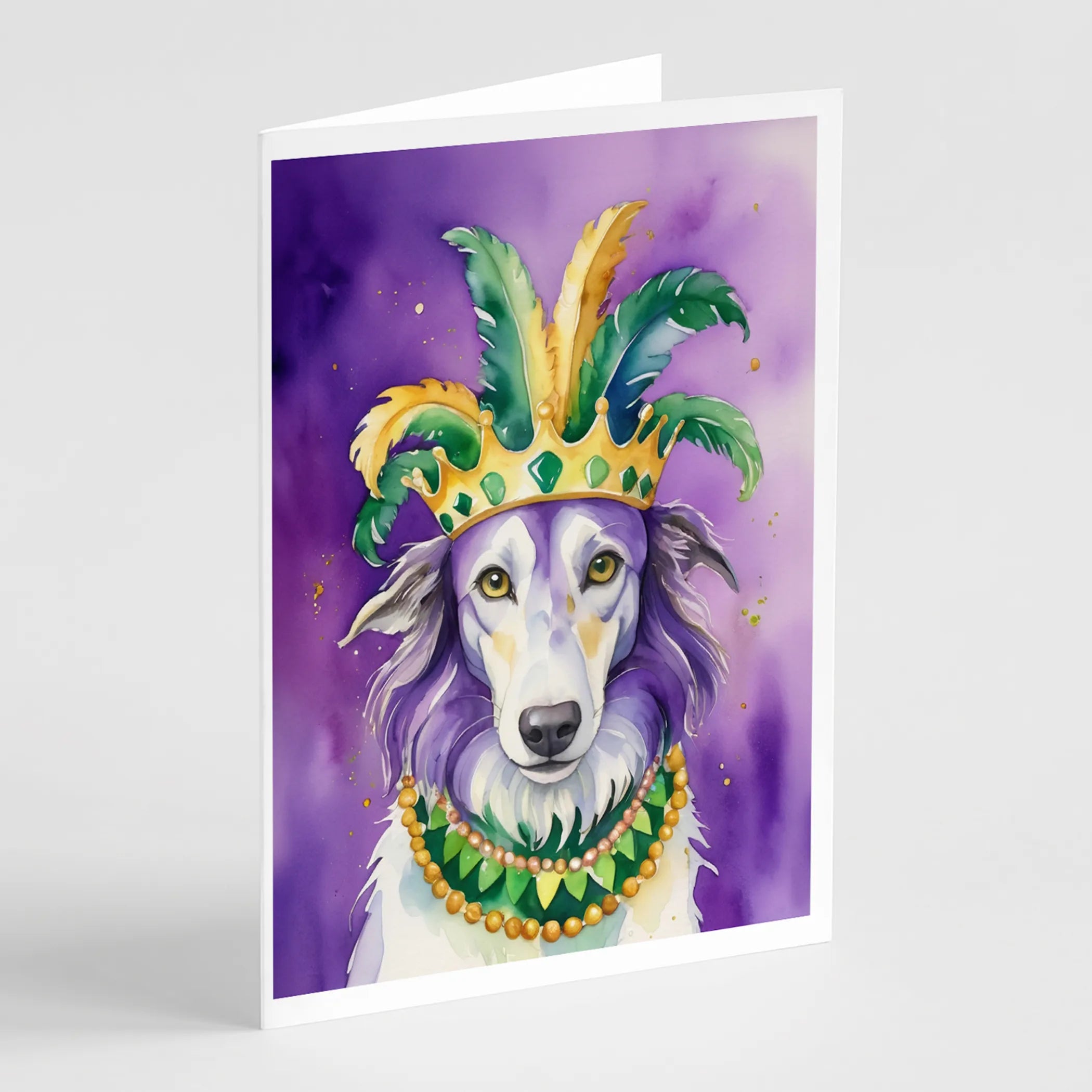 King of Mardi Gras Greeting Cards  - Size: 5X7 | Pack Of: 1 | Collection name: King of mardi gras