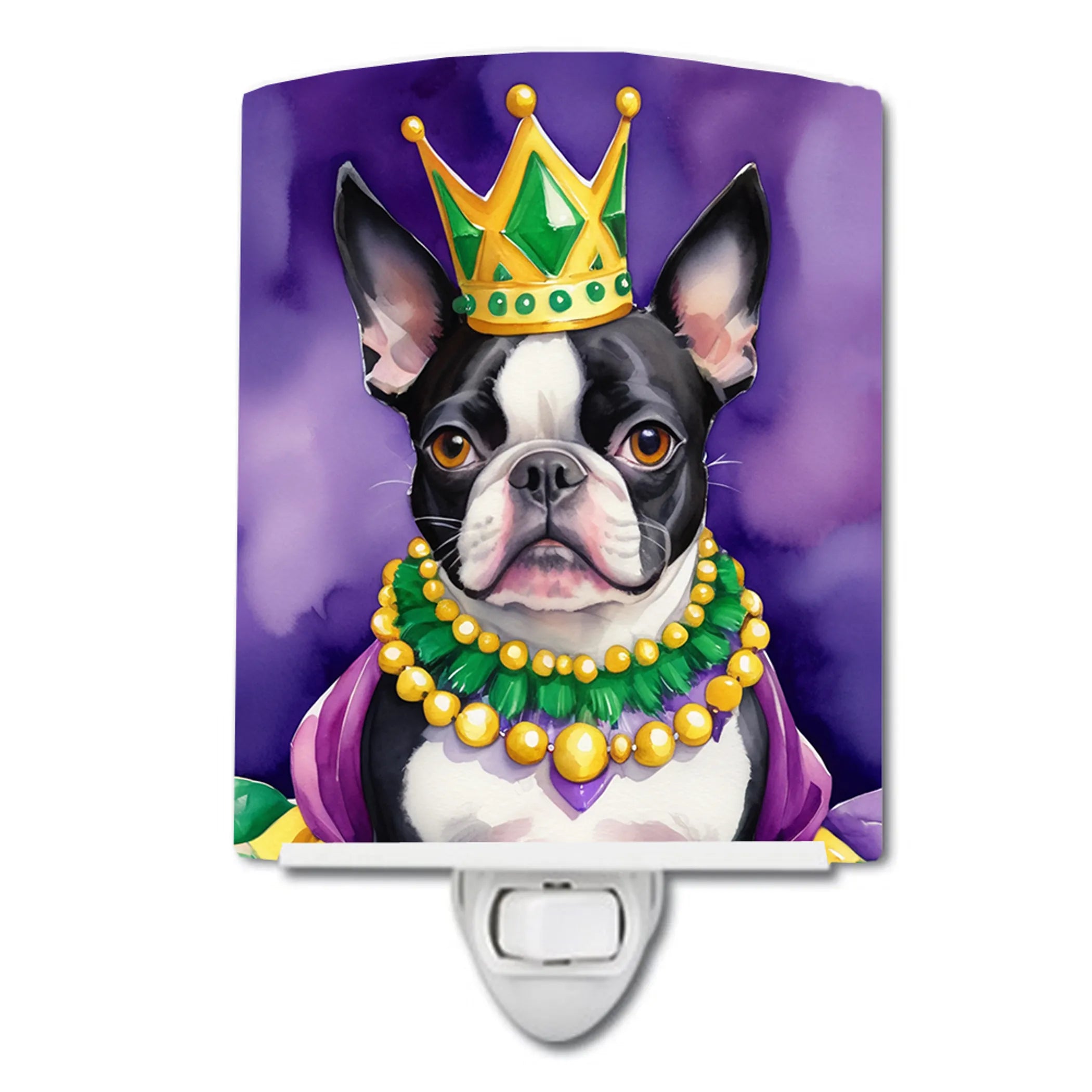 King of Mardi Gras Ceramic Night Light - Pack Of: 1 | Collection name: King of mardi gras