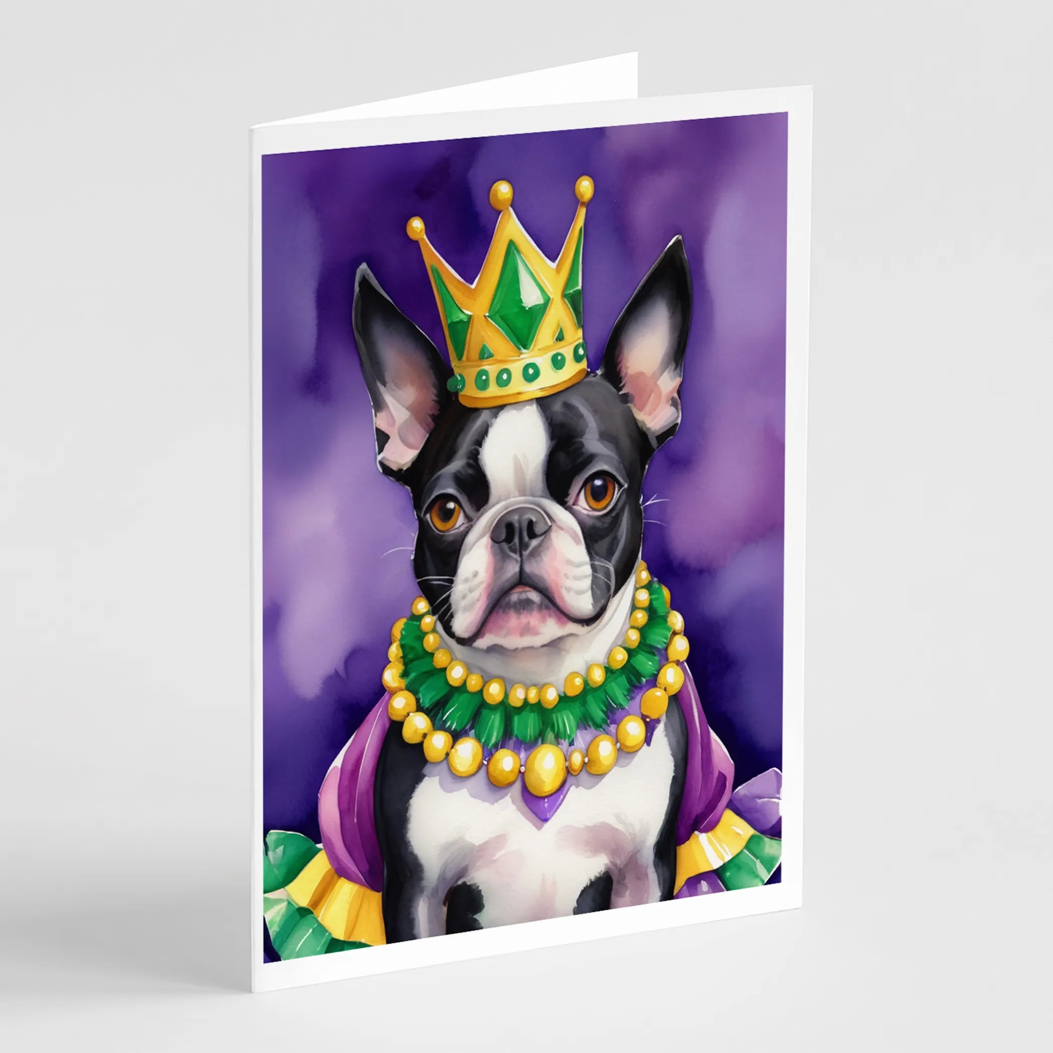 King of Mardi Gras Greeting Cards  - Size: 5X7 | Pack Of: 1 | Collection name: King of mardi gras