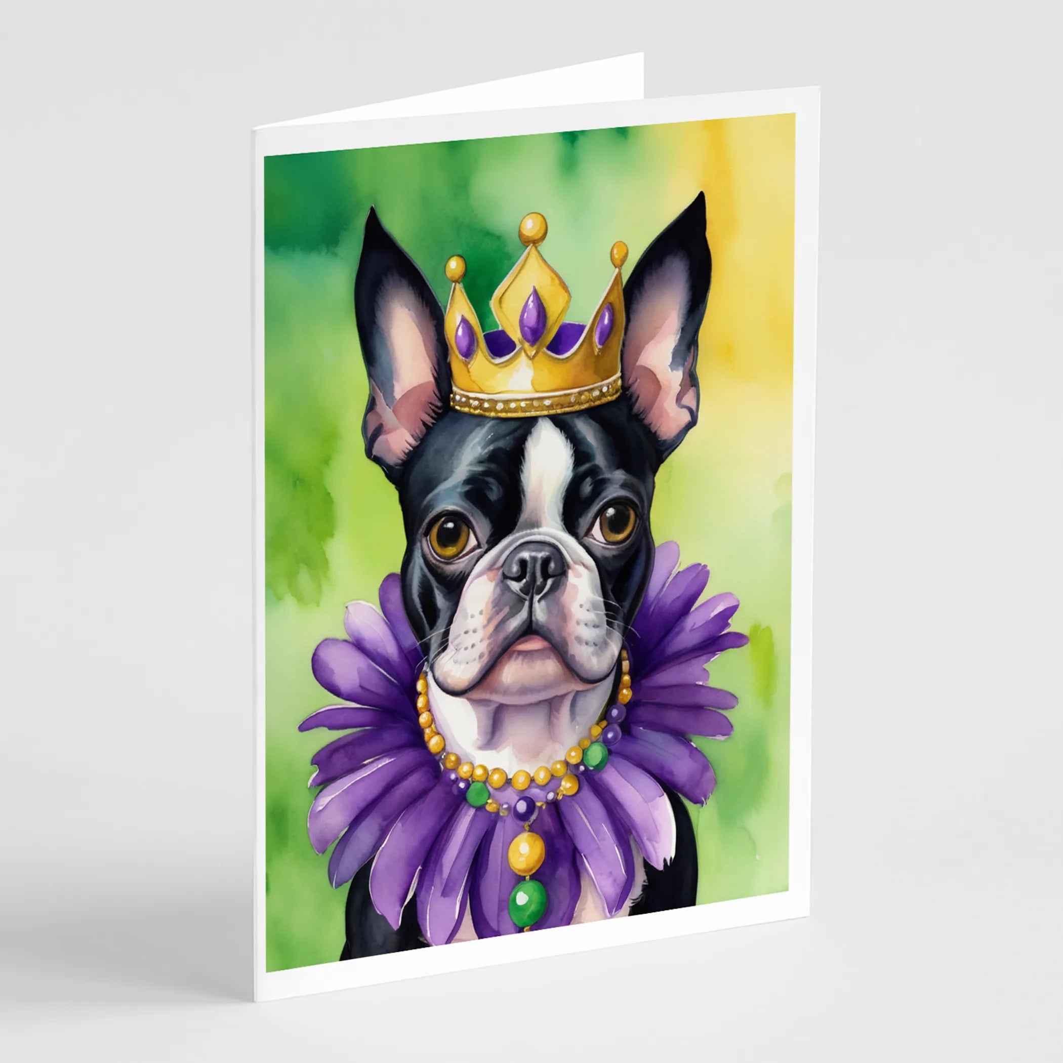 King of Mardi Gras Greeting Cards  - Size: 5X7 | Pack Of: 1 | Collection name: King of mardi gras