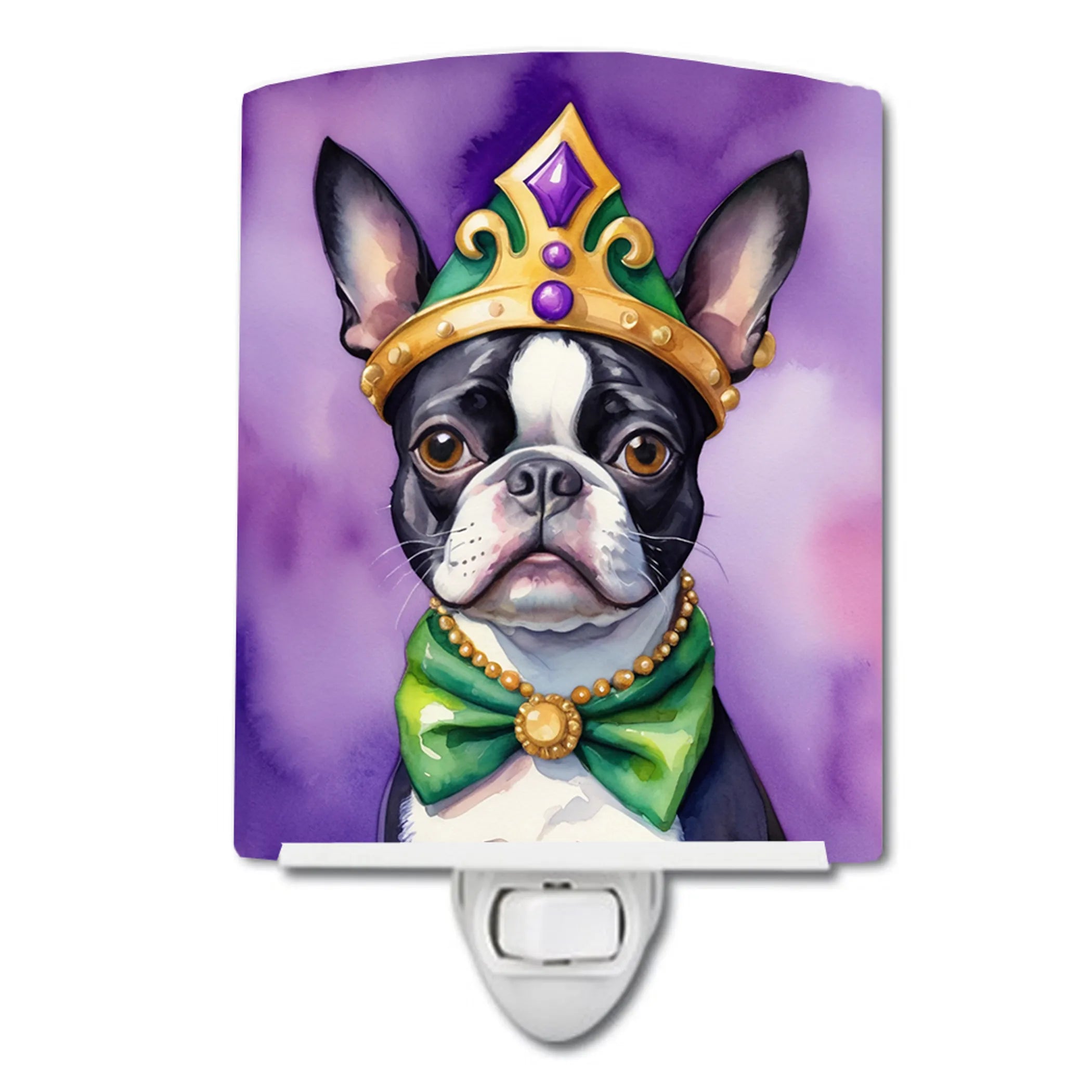 King of Mardi Gras Ceramic Night Light - Pack Of: 1 | Collection name: King of mardi gras