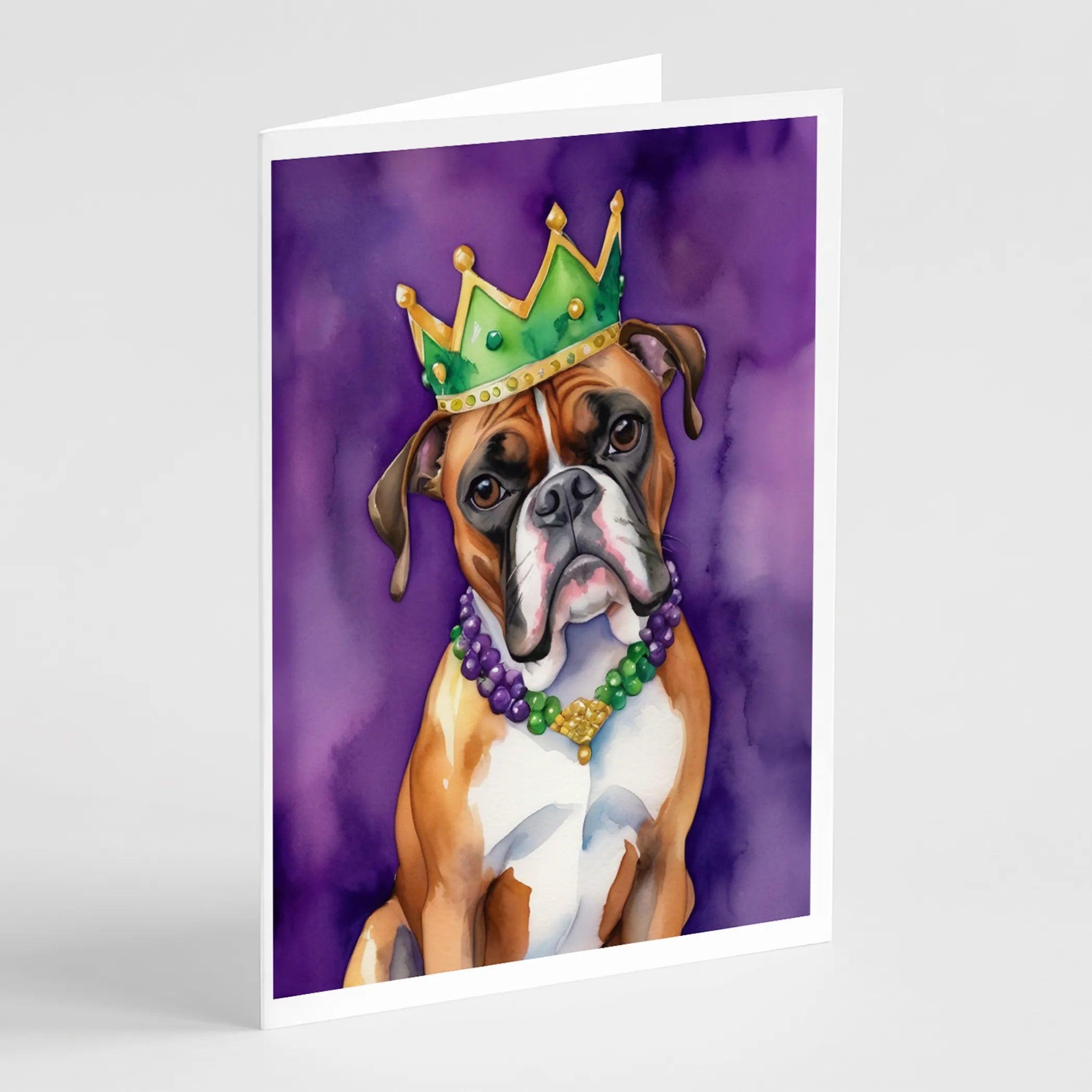 King of Mardi Gras Greeting Cards  - Size: 5X7 | Pack Of: 1 | Collection name: King of mardi gras