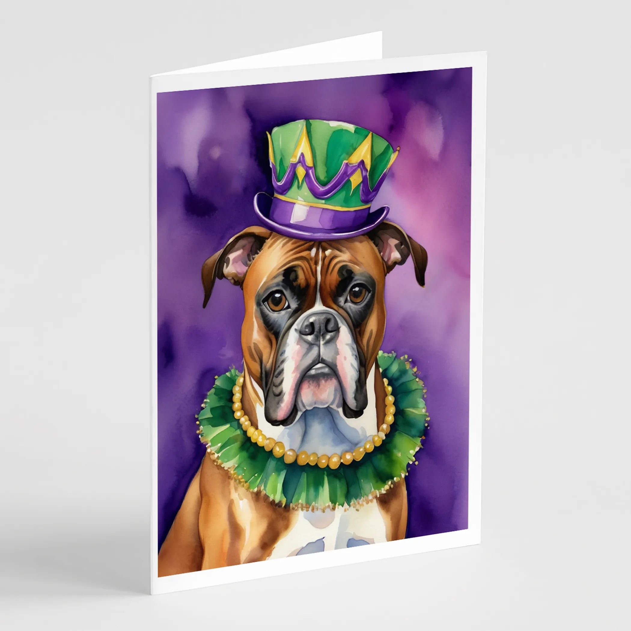 King of Mardi Gras Greeting Cards  - Size: 5X7 | Pack Of: 1 | Collection name: King of mardi gras