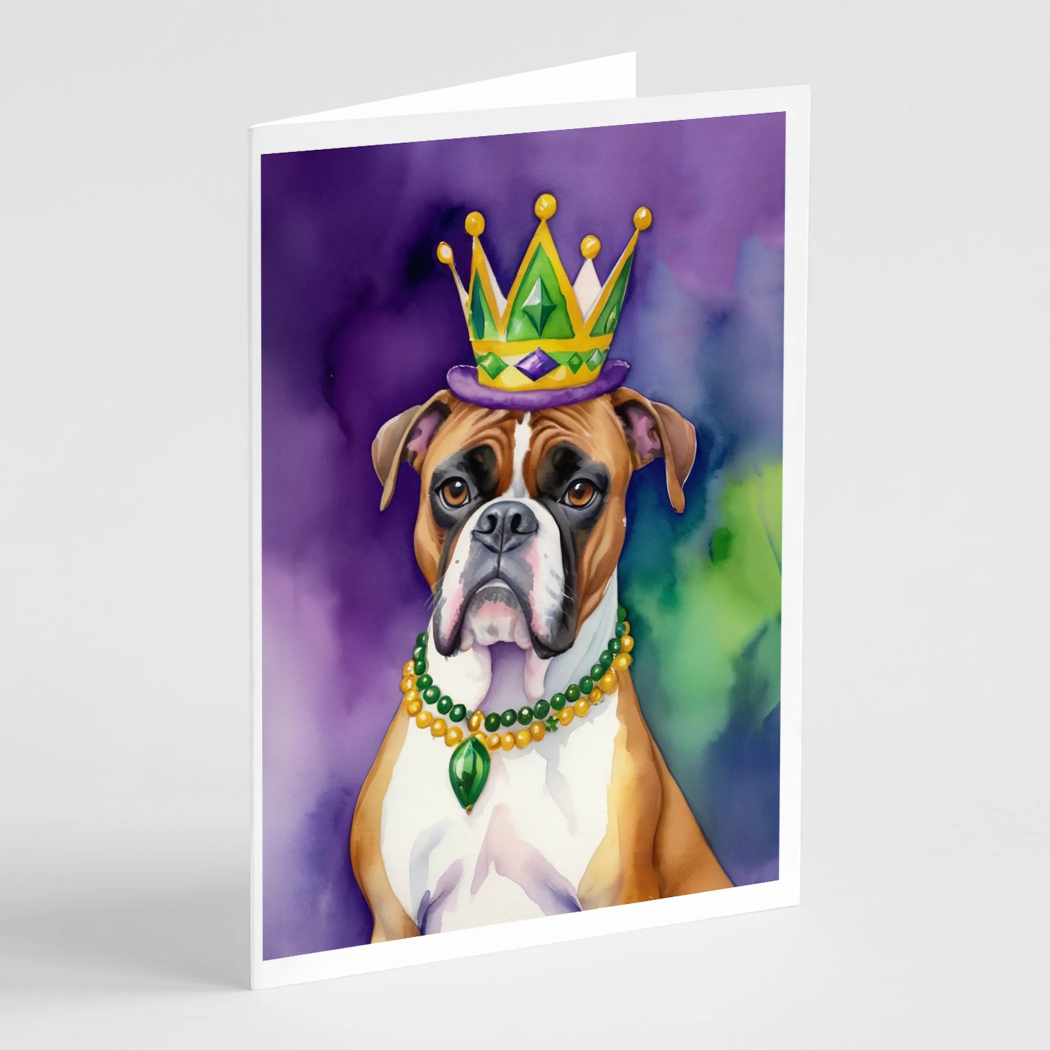 King of Mardi Gras Greeting Cards  - Size: 5X7 | Pack Of: 1 | Collection name: King of mardi gras