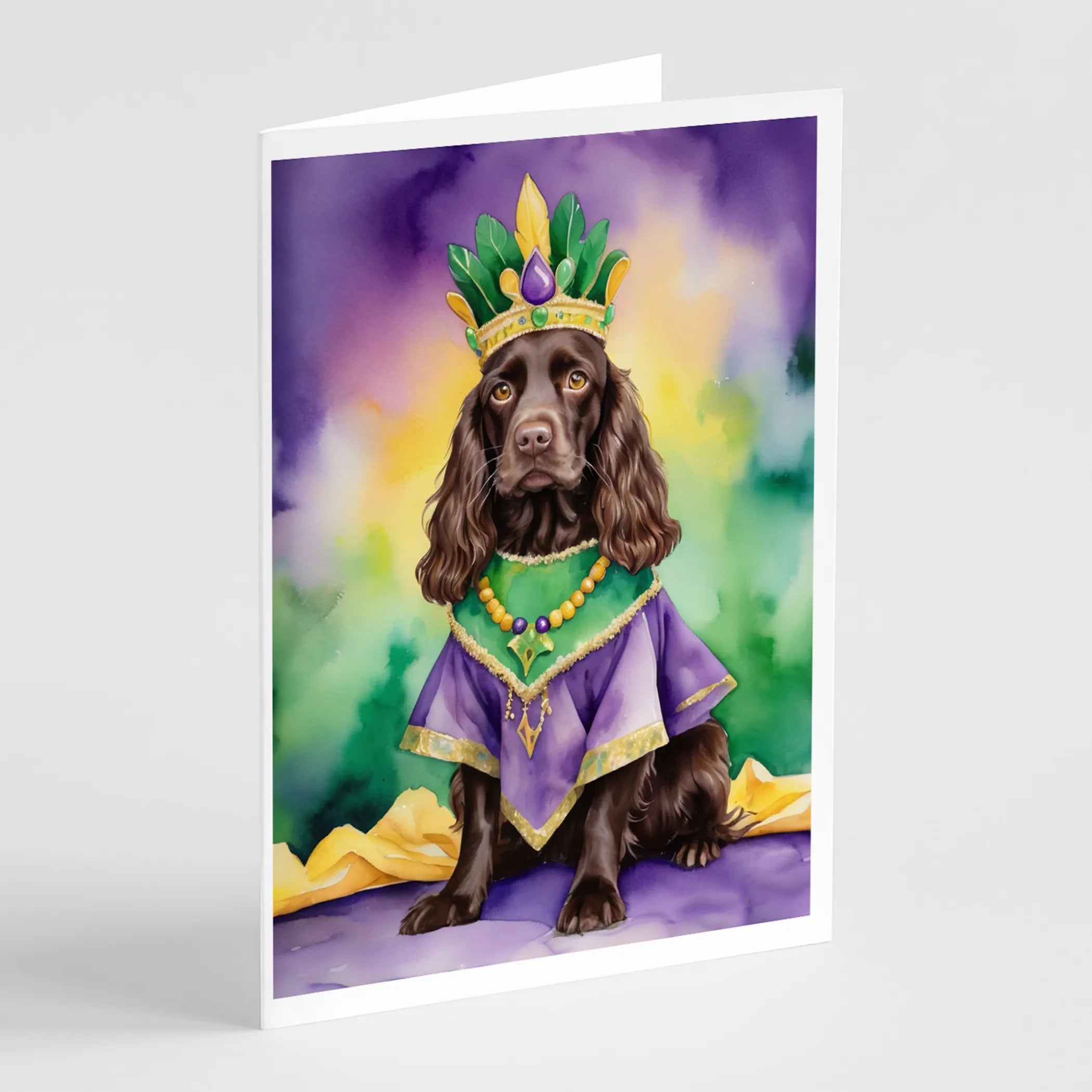 King of Mardi Gras Greeting Cards  - Size: 5X7 | Pack Of: 1 | Collection name: King of mardi gras