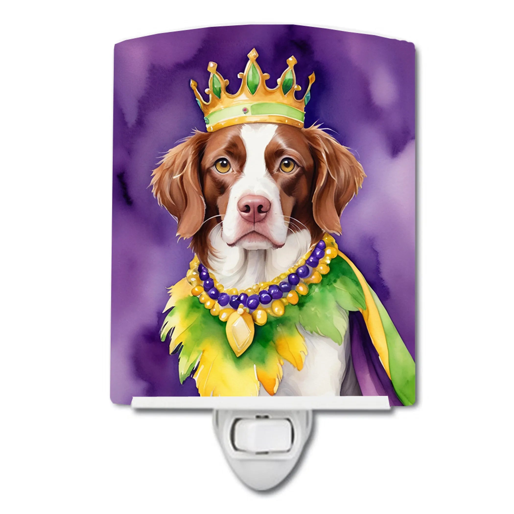 King of Mardi Gras Ceramic Night Light - Pack Of: 1 | Collection name: King of mardi gras