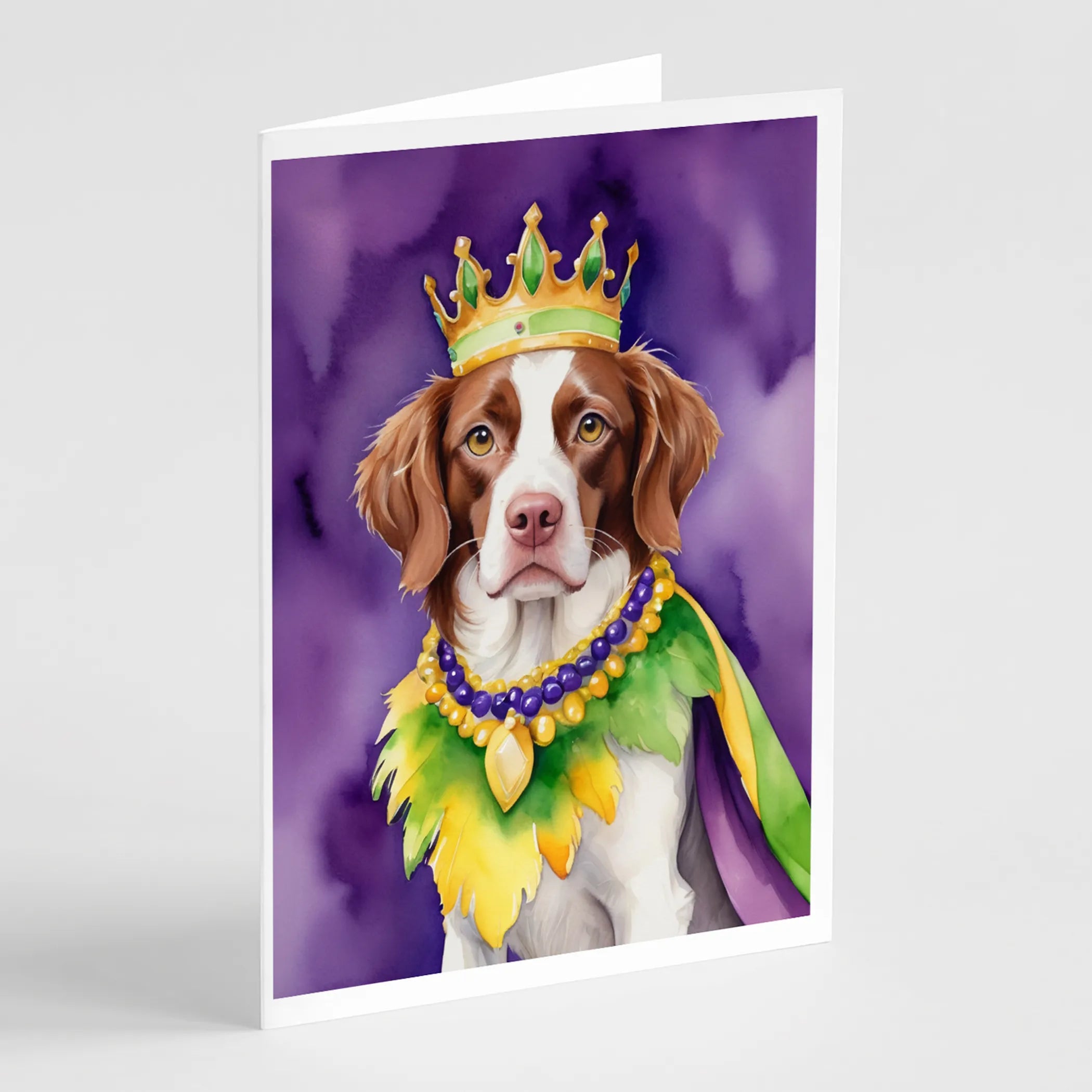 King of Mardi Gras Greeting Cards  - Size: 5X7 | Pack Of: 1 | Collection name: King of mardi gras