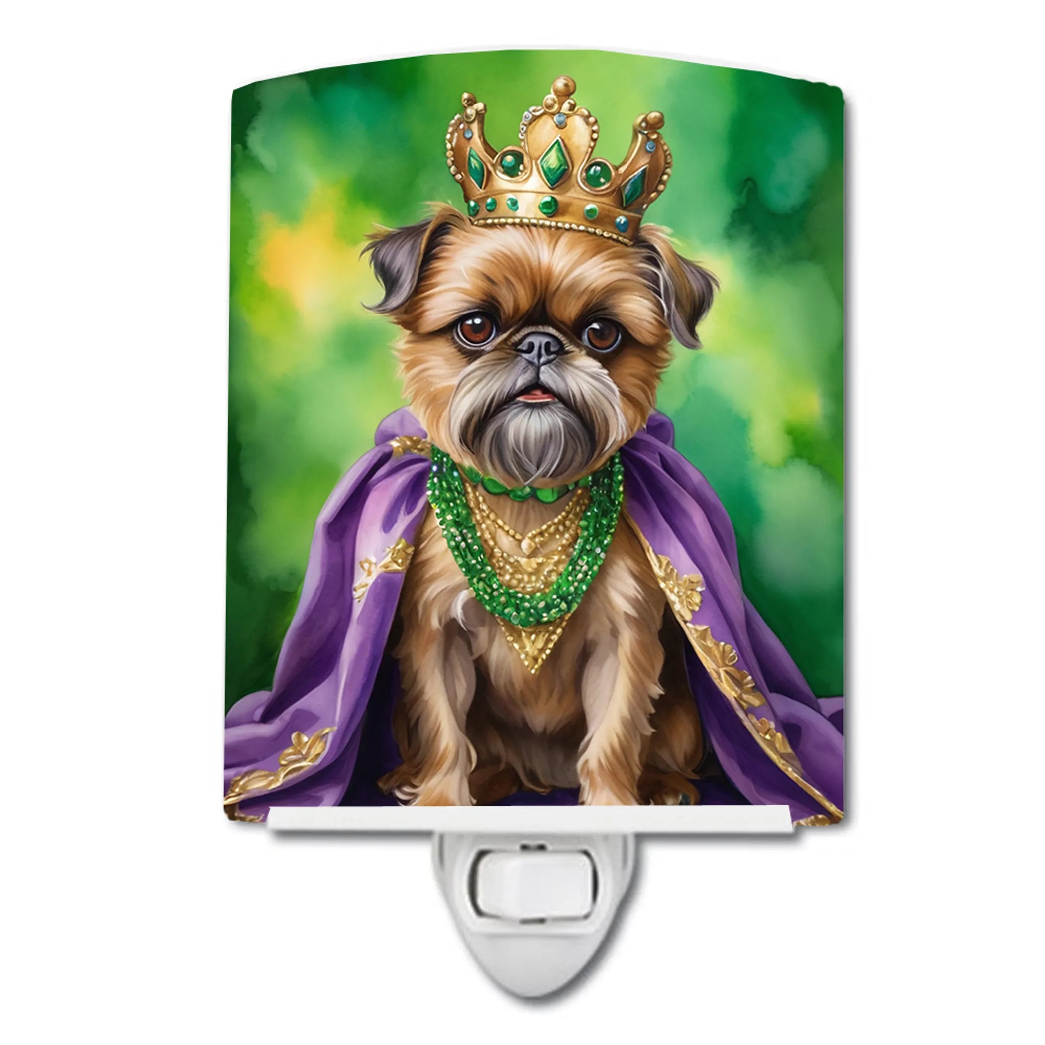 King of Mardi Gras Ceramic Night Light - Pack Of: 1 | Collection name: King of mardi gras