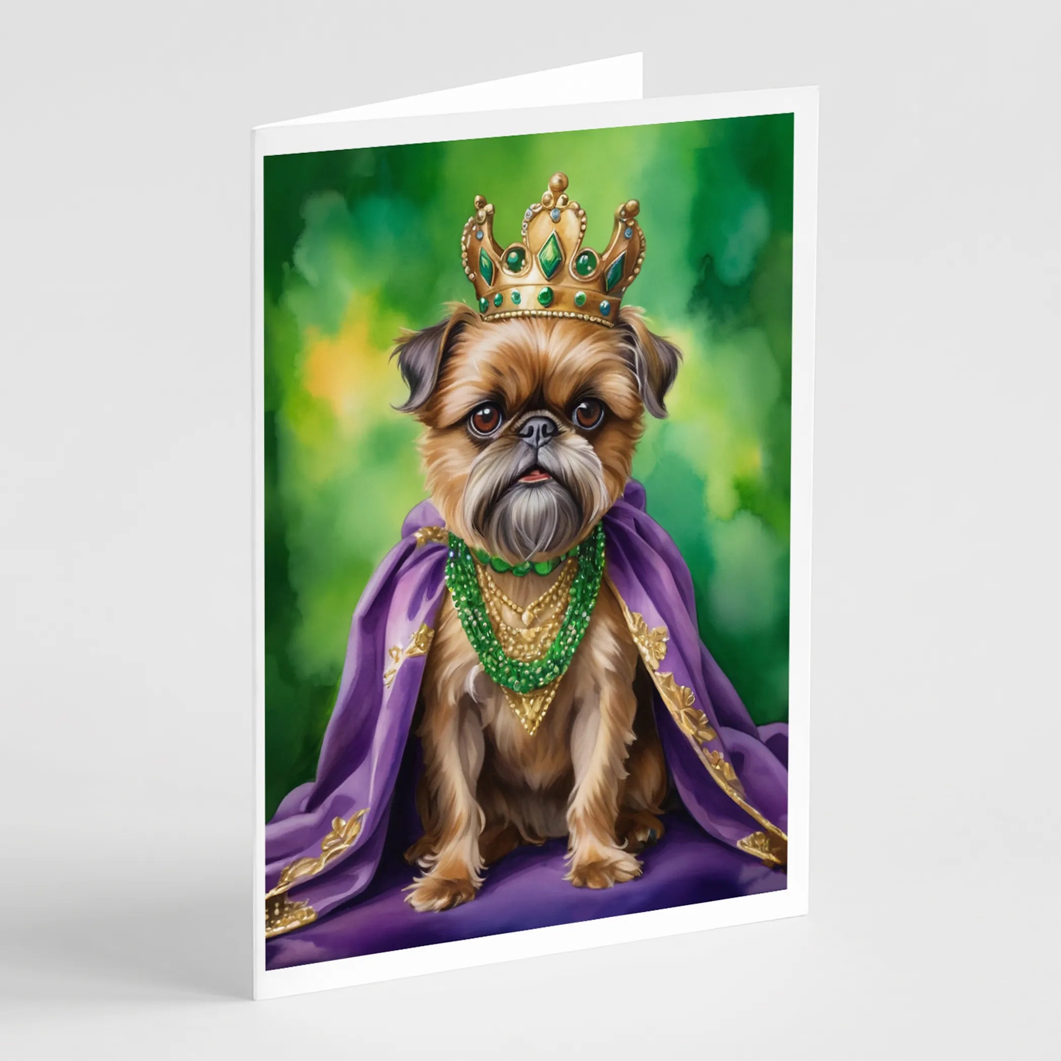 King of Mardi Gras Greeting Cards  - Size: 5X7 | Pack Of: 1 | Collection name: King of mardi gras