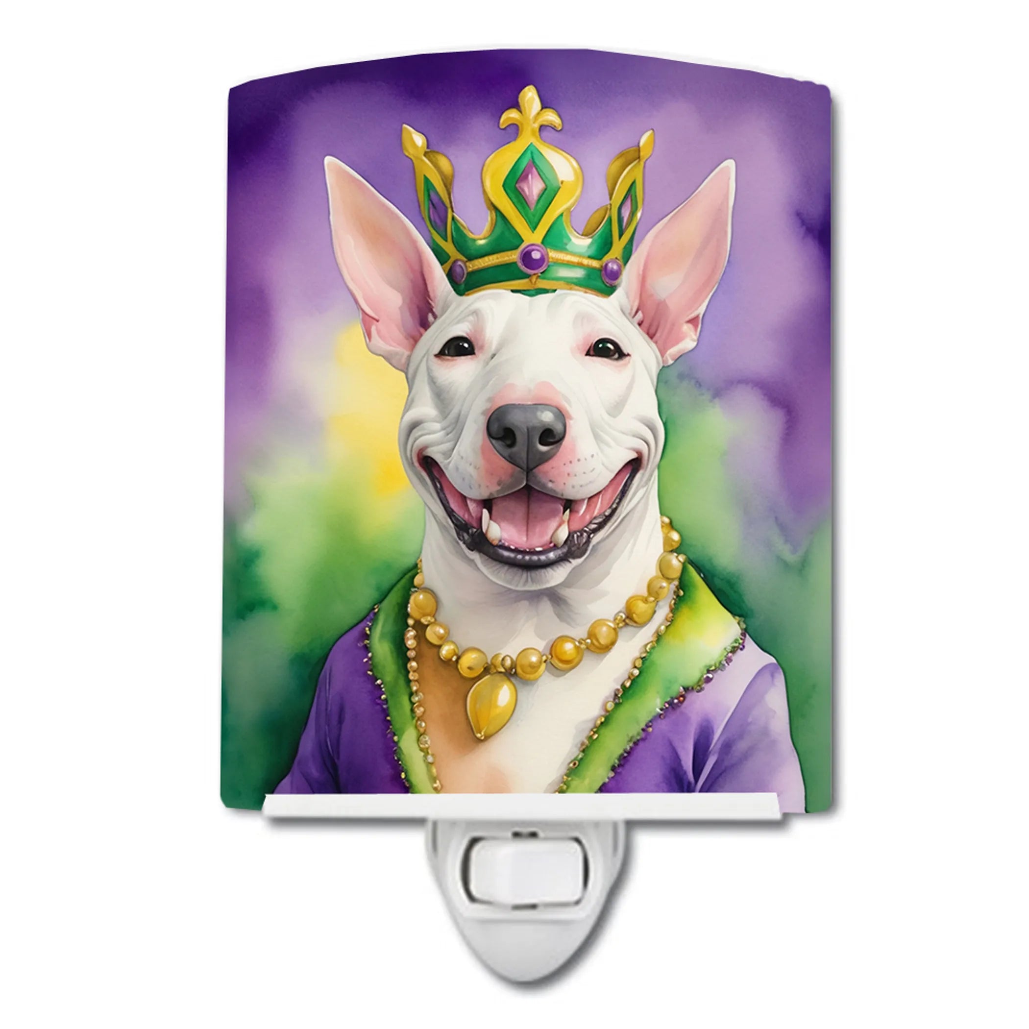 King of Mardi Gras Ceramic Night Light - Pack Of: 1 | Collection name: King of mardi gras