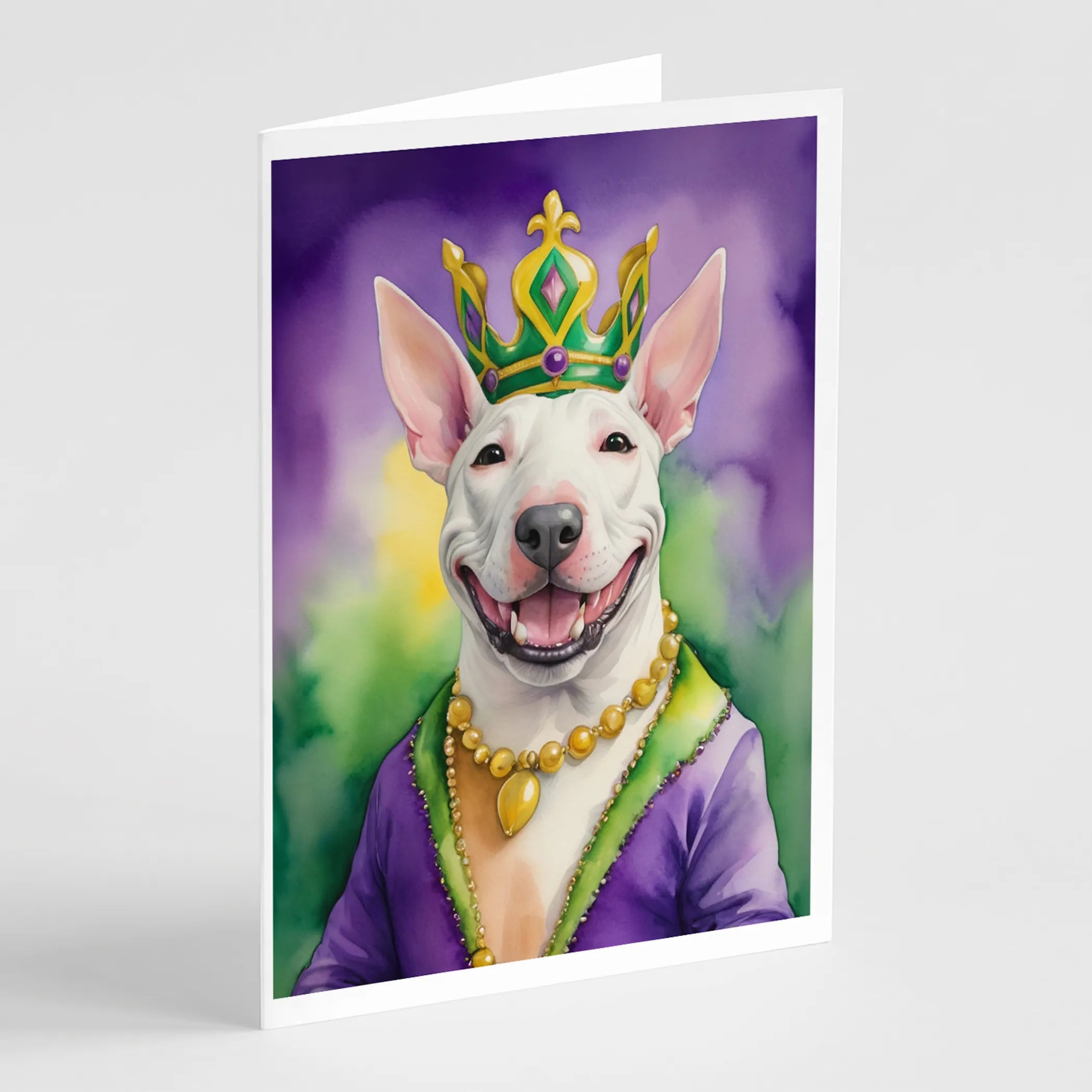 King of Mardi Gras Greeting Cards  - Size: 5X7 | Pack Of: 1 | Collection name: King of mardi gras