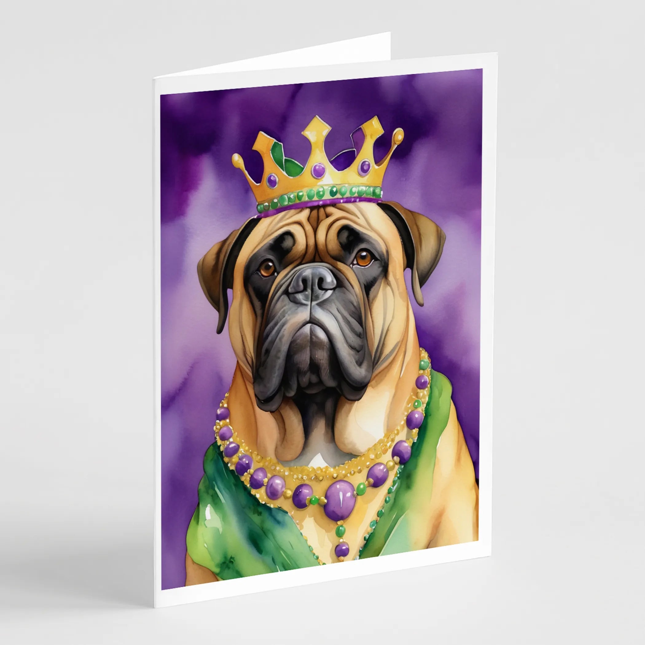 King of Mardi Gras Greeting Cards  - Size: 5X7 | Pack Of: 1 | Collection name: King of mardi gras