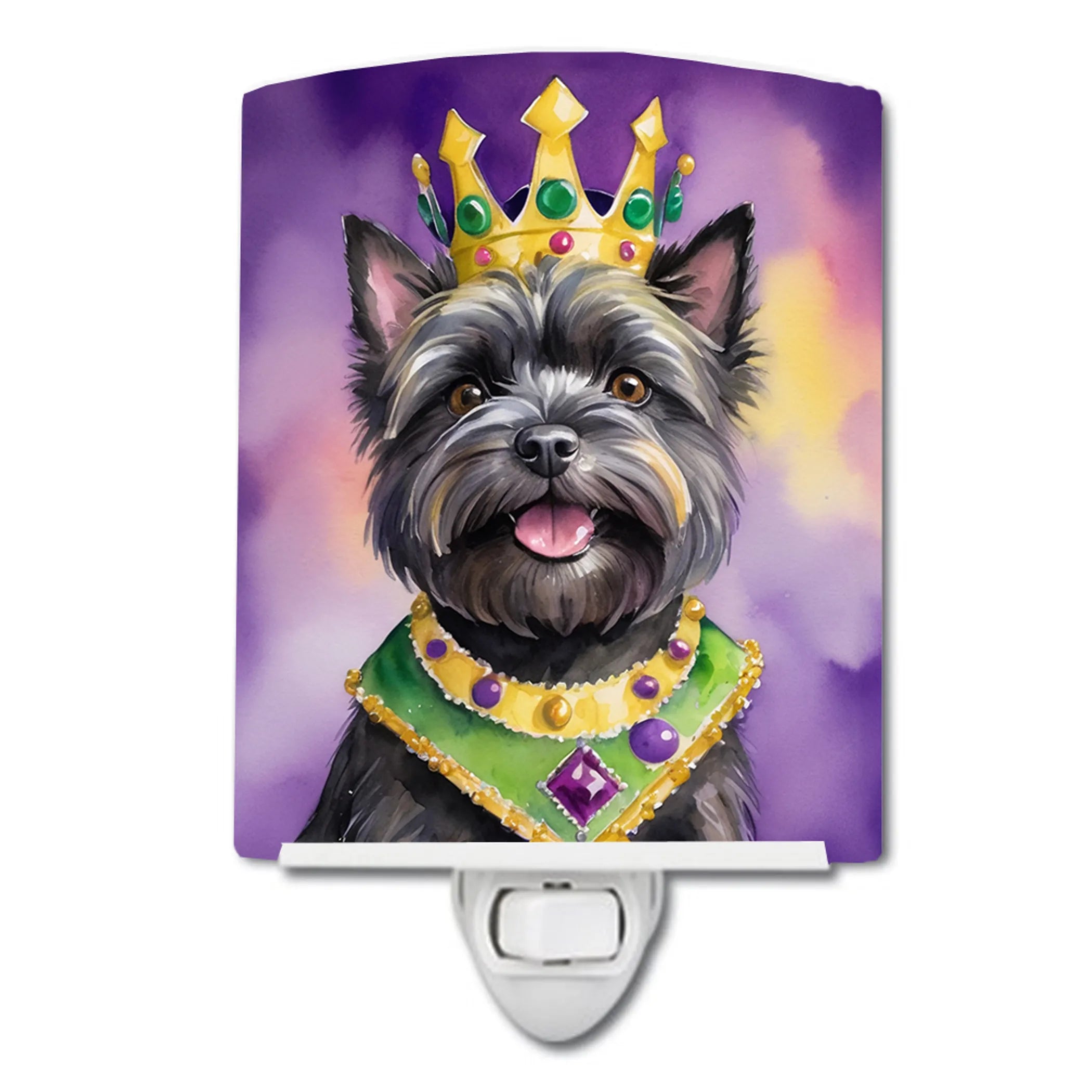 King of Mardi Gras Ceramic Night Light - Pack Of: 1 | Collection name: King of mardi gras